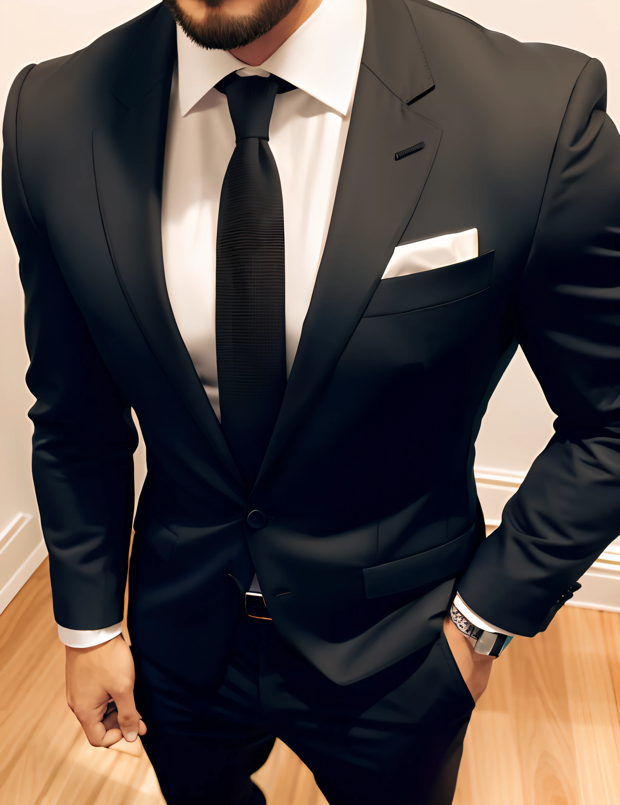 man black suit sexy tied up muscular boss