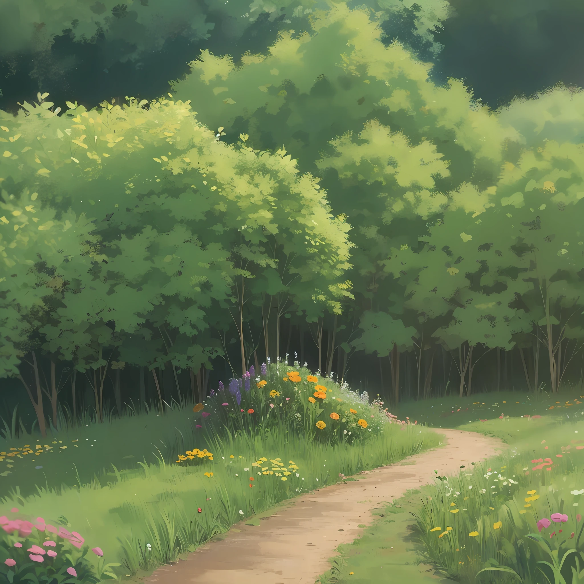 illustration, background, weeds, ground, green --auto --s2