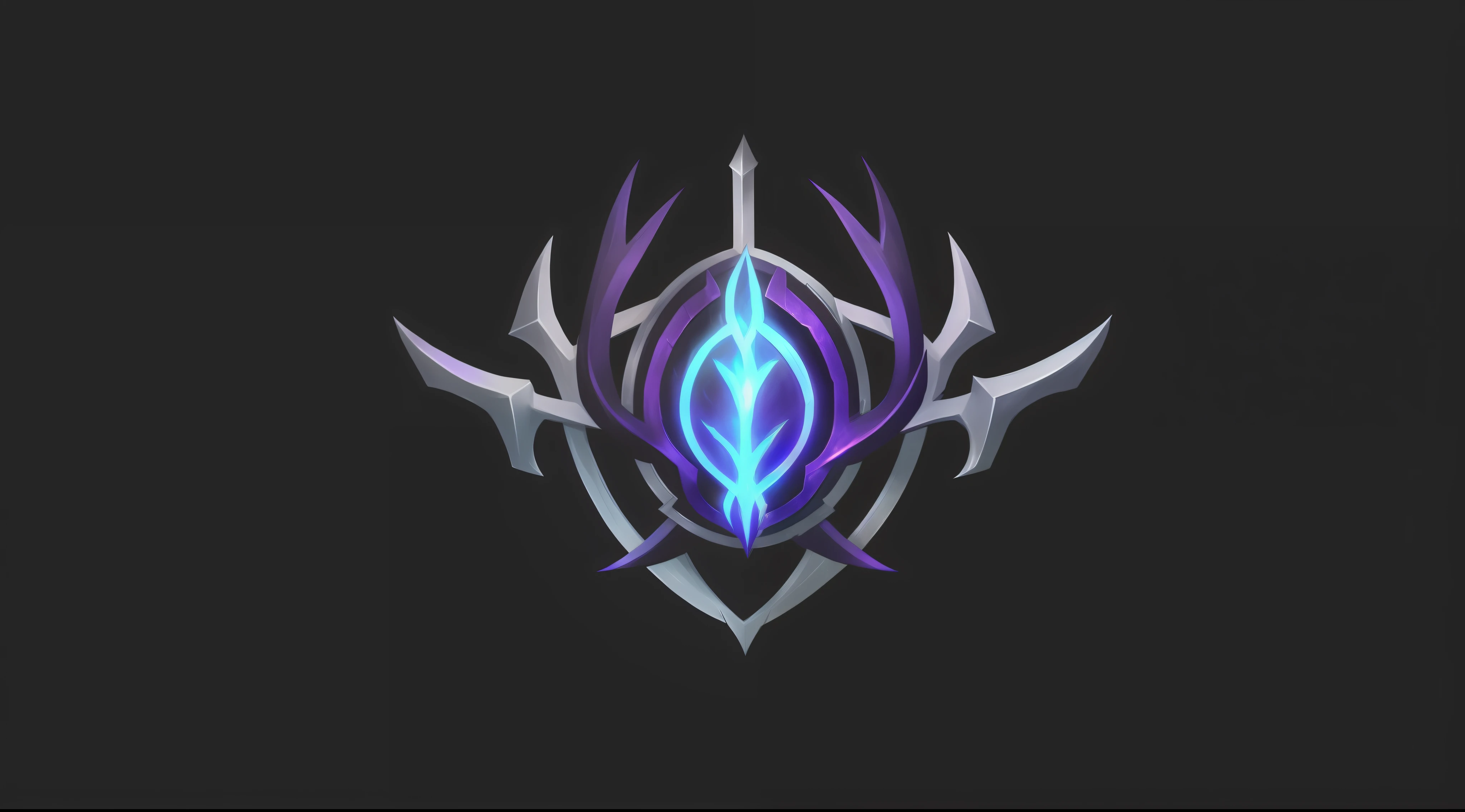 a close up of a purple and blue fire emblem on a black background, league of legends arcane, arcane league of legends, arcane art style, style of league of legends, arcane : league of legends, painted in the style arcane, from league of legends, nocturne from league of legends, style league of legends, leblanc, irelia