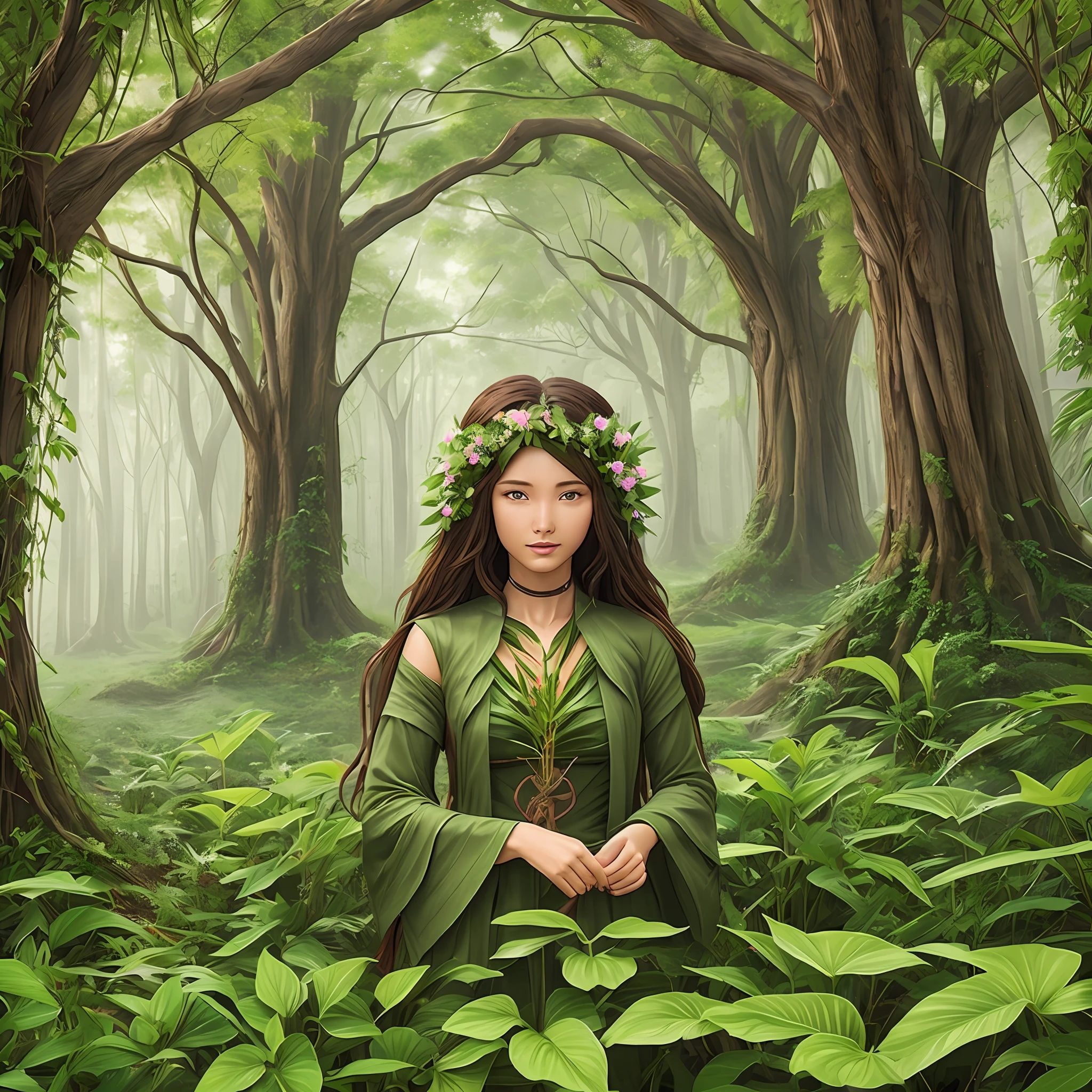 man, plant, samsara, god, man and woman