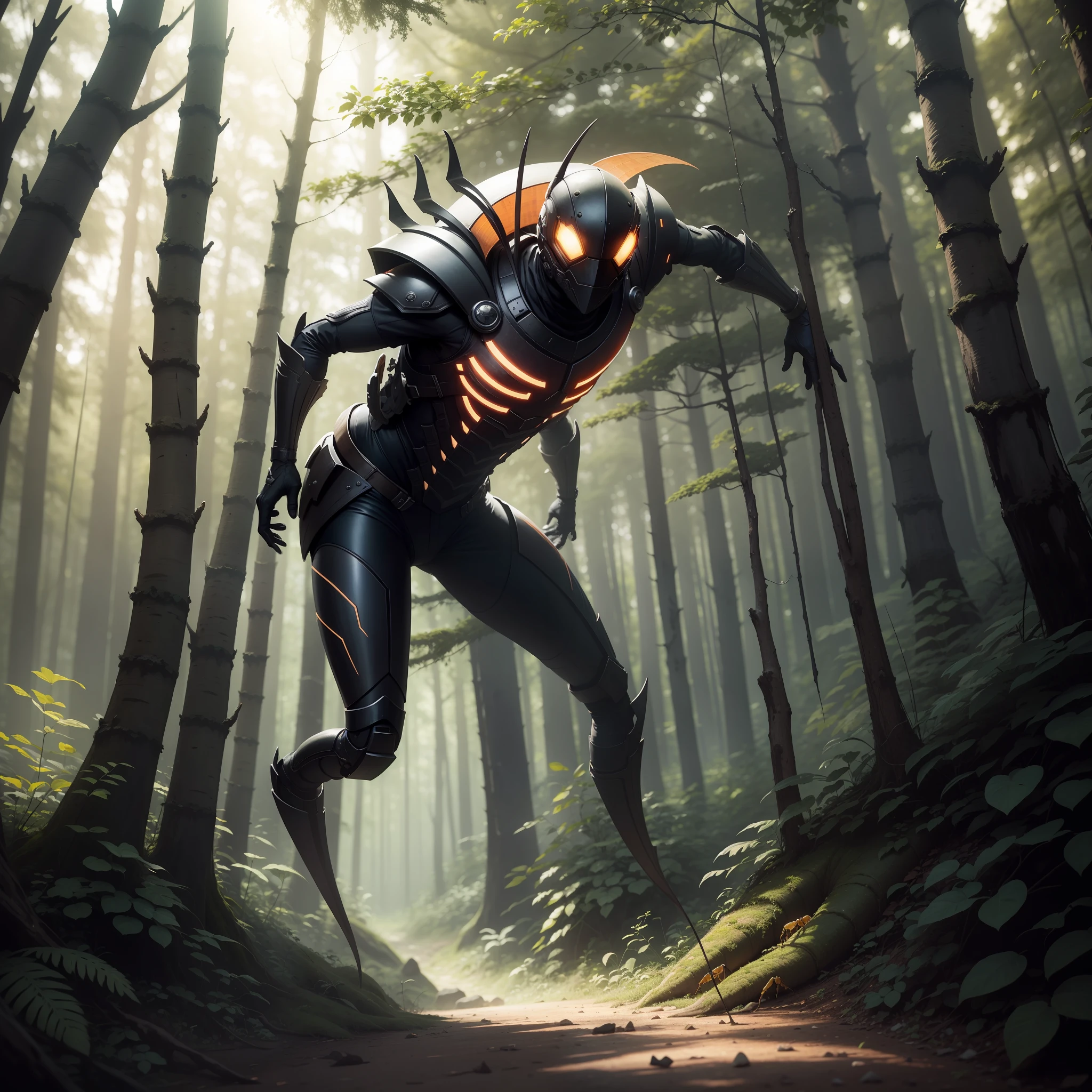 A Scorpion in the forest