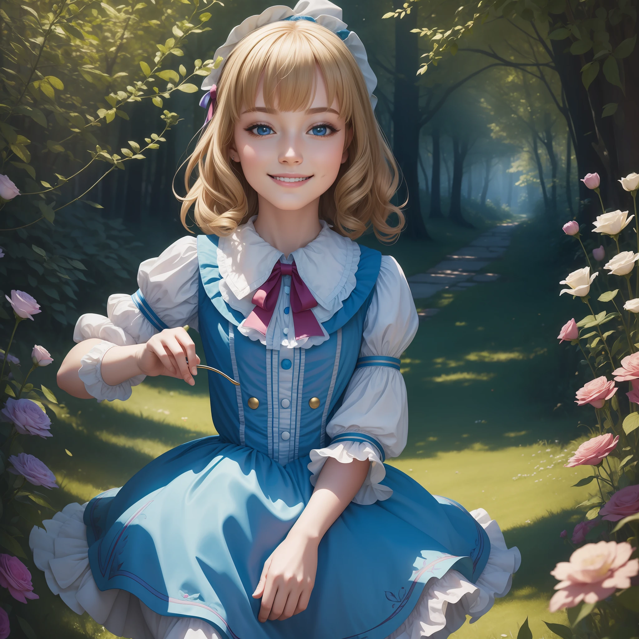 (Masterpiece) 8K resolution, Sleeping Beauty, kind smile,