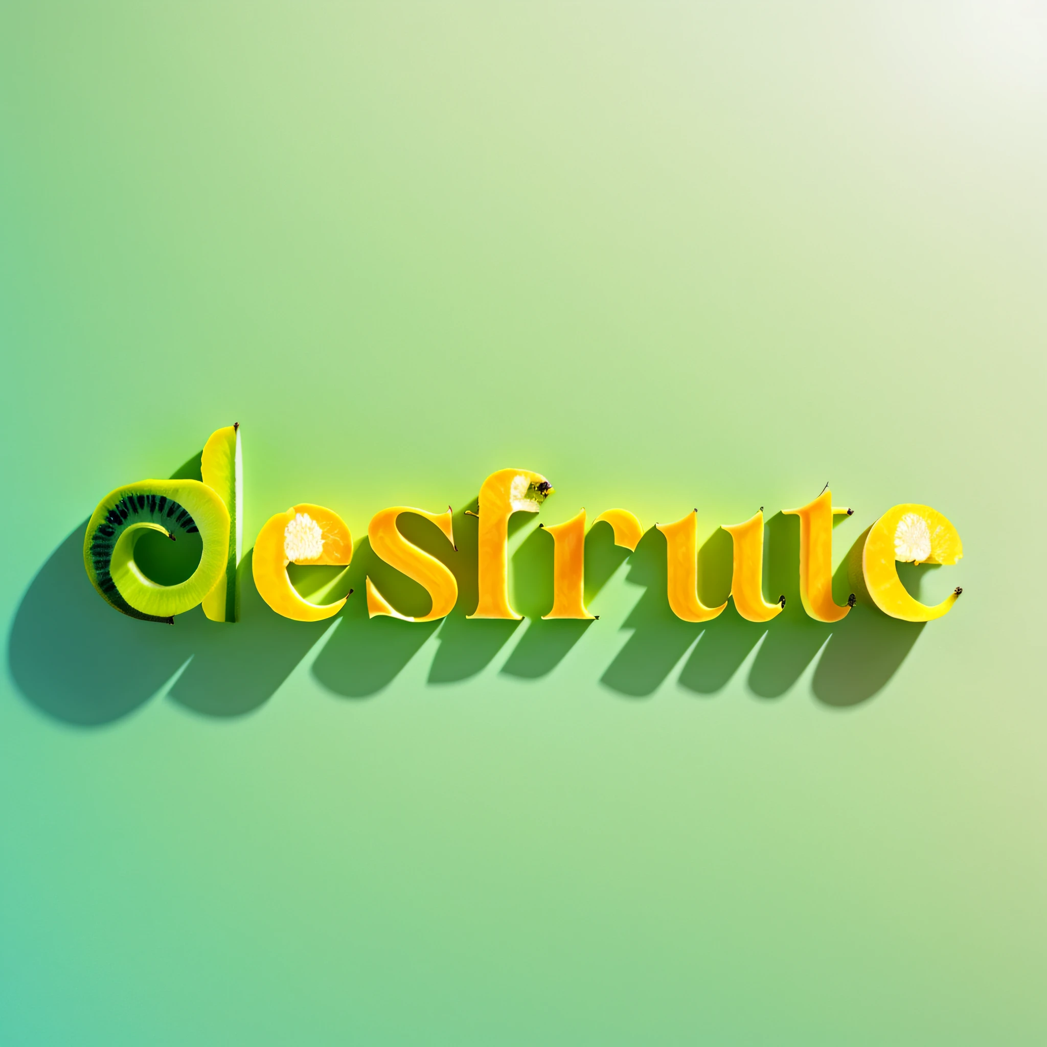 Create an amazing tropical fruit-themed top view, using the contours of the image, the best quality, flawless lighting and shadow, an amazing perspective, and a dynamic look, with a touch of vibrant color.