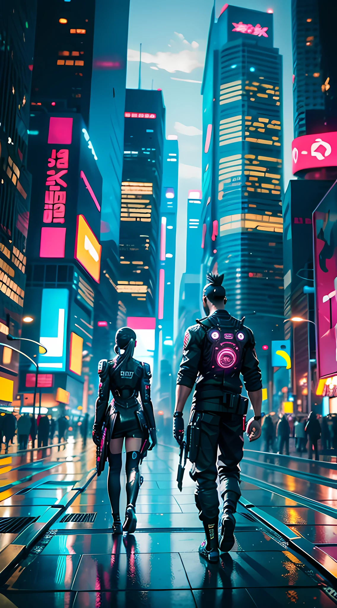 Cyberpunk Futuristic World, Award-Winning Photography, Depth of Field, Real Life, Detailing,
