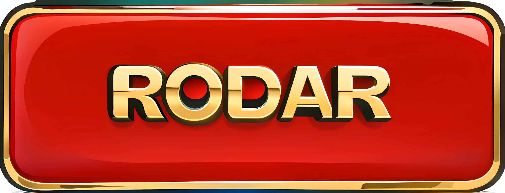 Gold border, rectangle on red gemstone, buttons, slot machine, game interface, stereoscopic, best quality, front view
