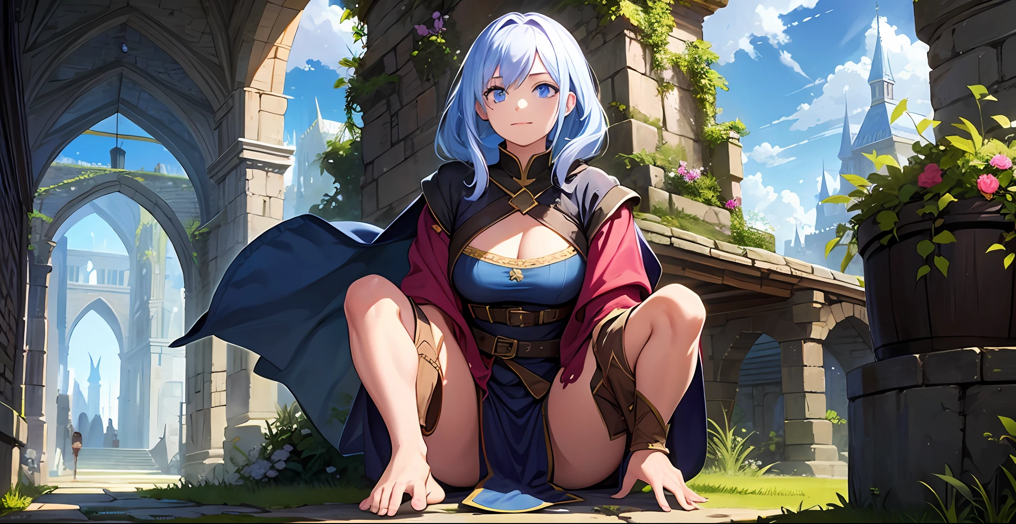 1 girl, medieval fantasy
