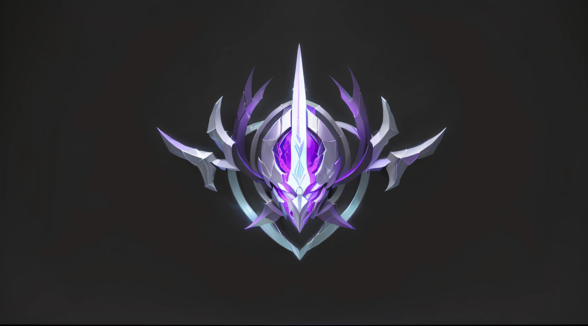 mm41 Game Icons (((by Alex Grey)), mask, artstation, unreal, vray,, purple glowing core in armor, sword, mystery art style, symmetry concept art, heartstone original art style, League of Legends arcane, game icon stylization, League of Legends style, drawn in arcane style, League of Legends nocturne, League of Legends art style
