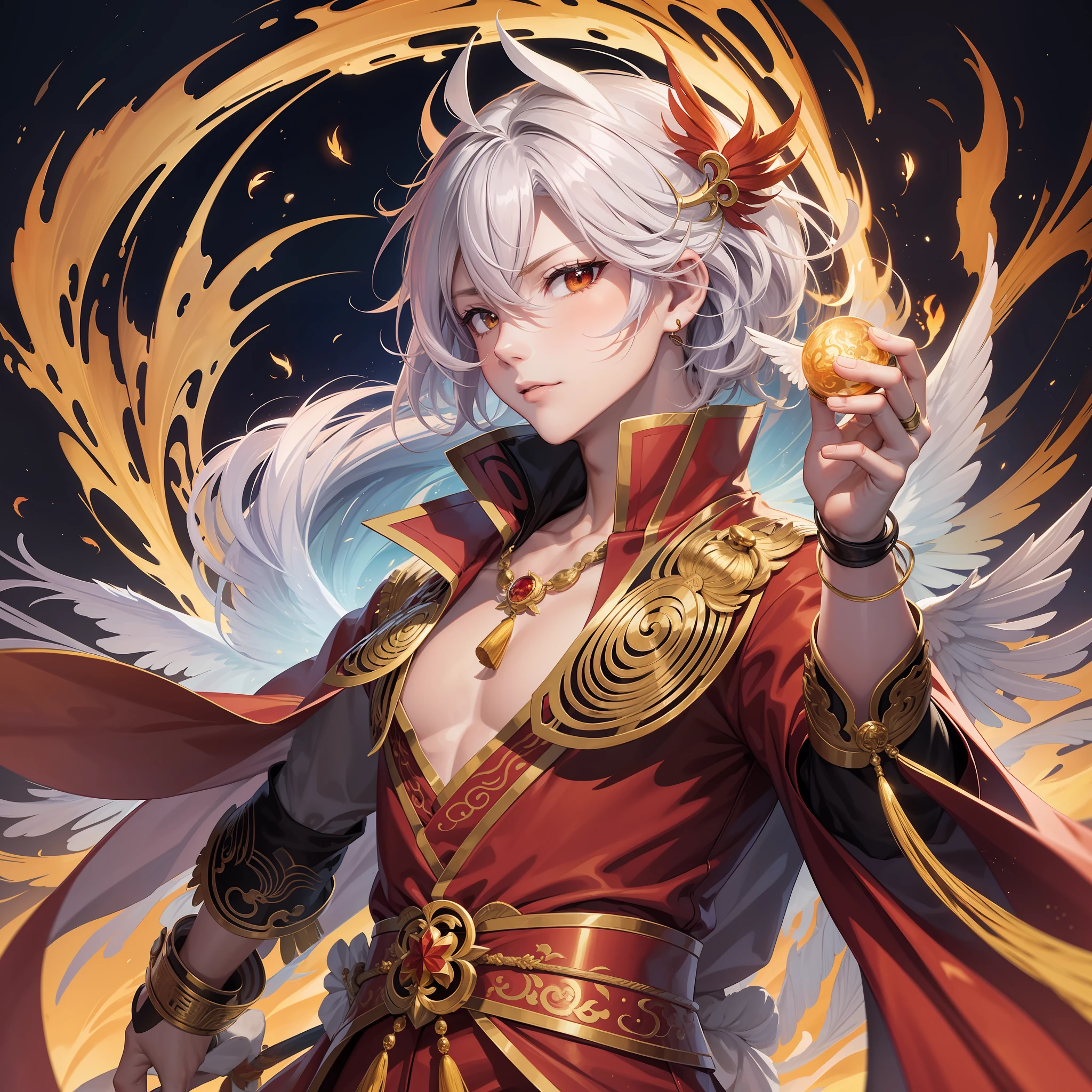 As one of the four sacred beasts of traditional Chinese culture, the Suzaku symbolizes elements such as south, summer, and fire, and is usually depicted as a flying phoenix with qualities such as beauty, sacredness and nobility. When designing Suzaku, you can start with the following aspects:
Form design: Suzaku's body is usually similar to that of a phoenix, and you can design it according to Suzaku's characteristics, such as long tail, pointed beak, wings, etc., to highlight its beauty, sacredness and nobility.
Color design: Suzaku's main colors are red and gold, you can add these colors to the design, and add other color combinations as needed, such as green, purple, etc.
Detail design: Suzaku's detailed design is very important, such as the texture of the feathers, the expression of the eyes, the shape of the bird's beak, etc., all need to be carefully considered to create a more expressive image.
Material selection: In Suzaku's design, material selection is also very important, you can use metal, plaster, ceramic and other materials to express Suzaku's texture and appearance, you can also consider the use of soft decoration, such as flannel, fluff and other materials to express Suzaku's softness and warmth.
Meanings: Suzaku symbolizes fire, light, passion and purity in Chinese culture, and you can express these meanings in your design to enhance the cultural connotation of your design.