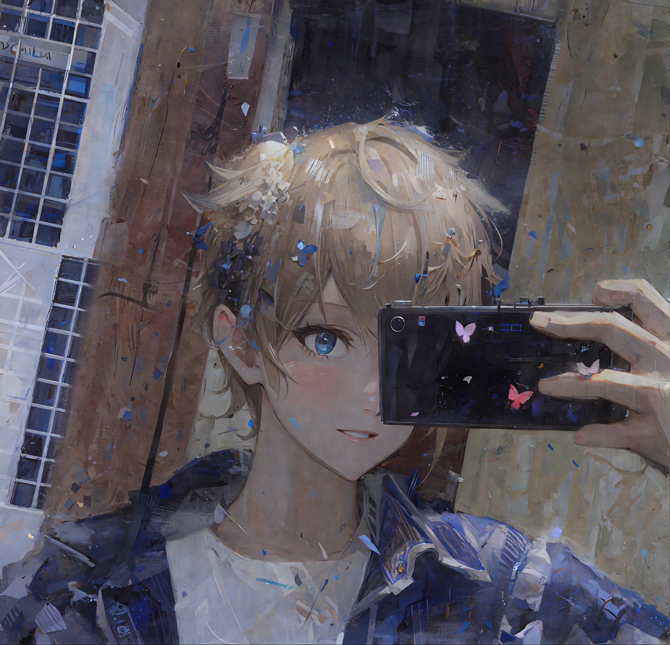 Klein Blue Sky Mirror