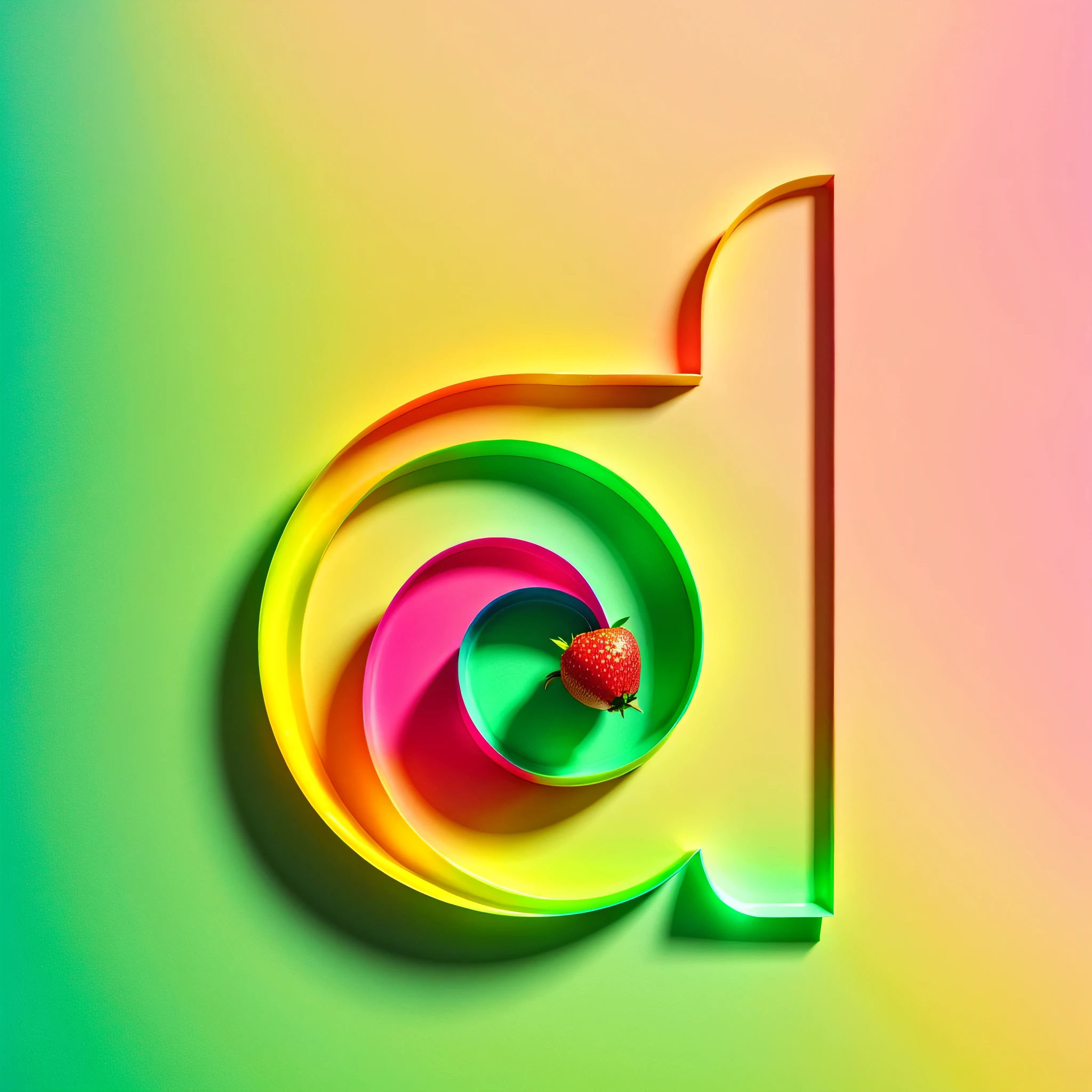 Create an amazing tropical fruit-themed top view, using the contours of the image, the best quality, flawless lighting and shadow, an amazing perspective, and a dynamic look, with a touch of vibrant color.