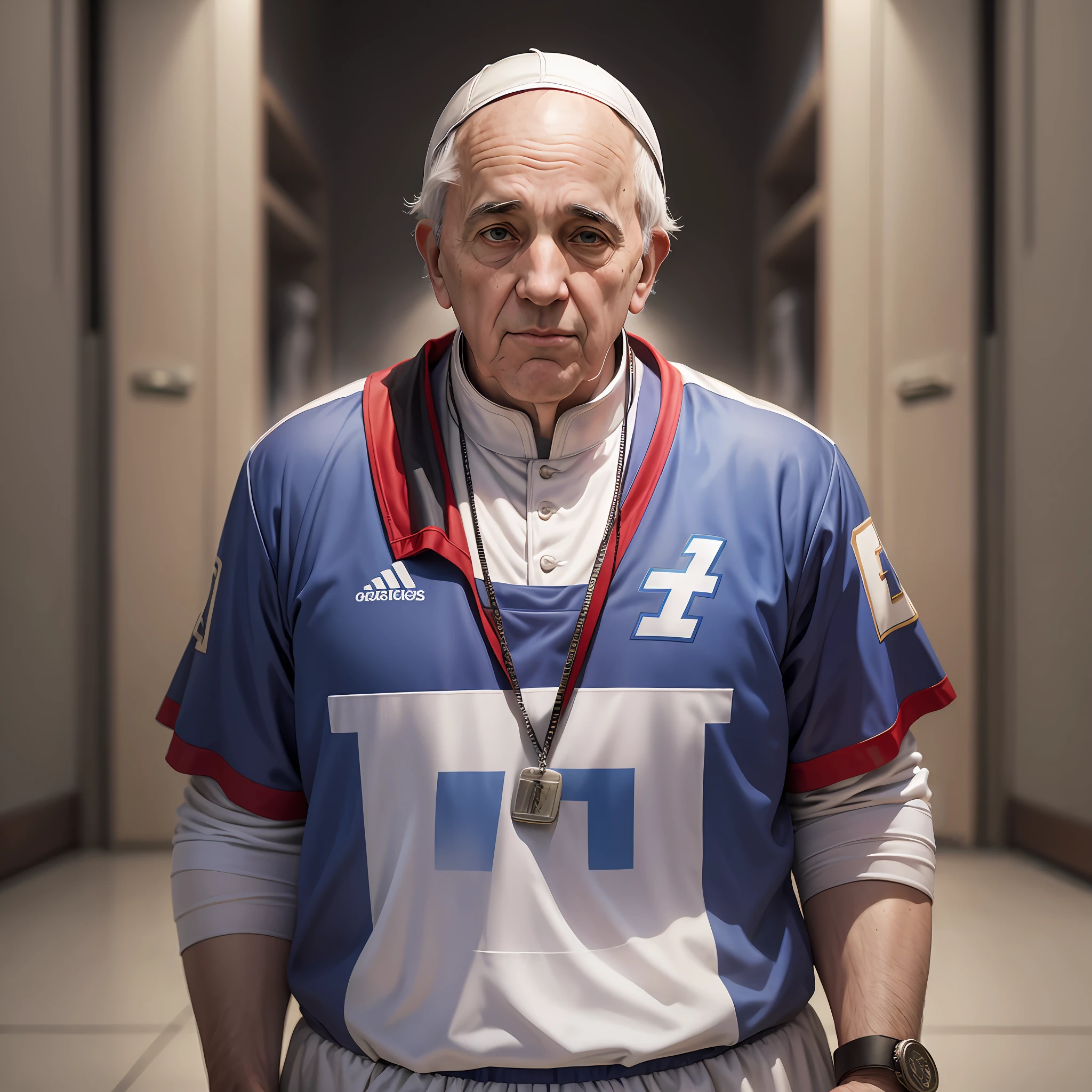 Pope Francis, football clothes 4k 8k --auto --s2