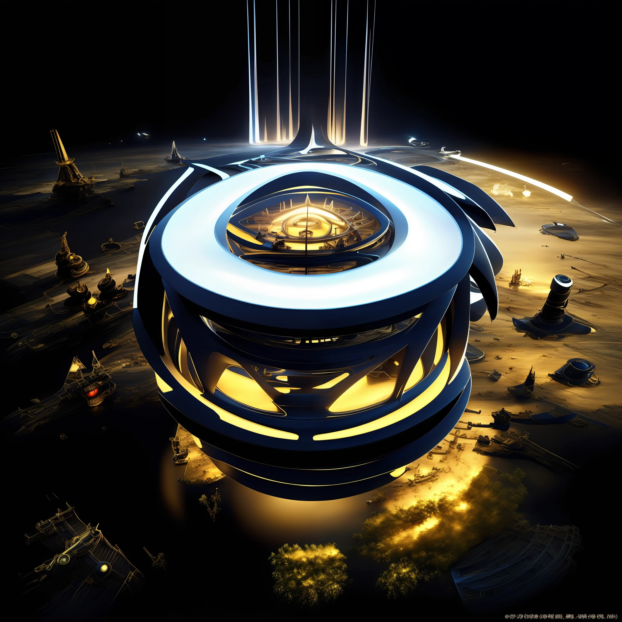 Anti matter power reactor, black hole breeder, symmetry,futuristic International space Station,travel, spaceships, cyberpunk,space docking stations, technology to harness power from star systems, planets, docks and refuelling hanger, anti matter Reactor and breeder core , refueling technology, concept art, space engineering, blood red and platinum irradiance, dark rainbow prism.