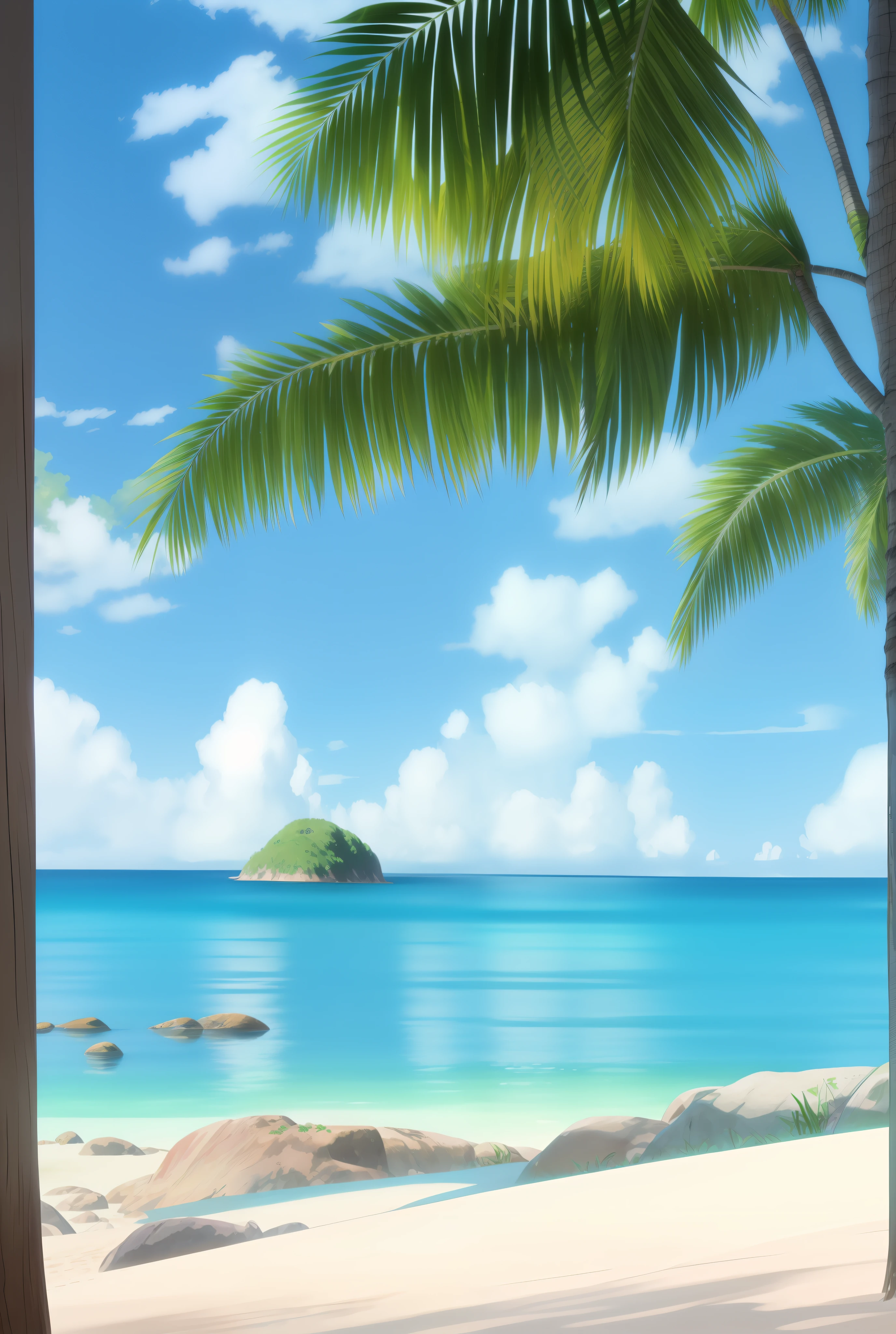 3Delight, Halo 8K, Tanshu Beach, Summer Feeling, Beach by the Sea, Coconut