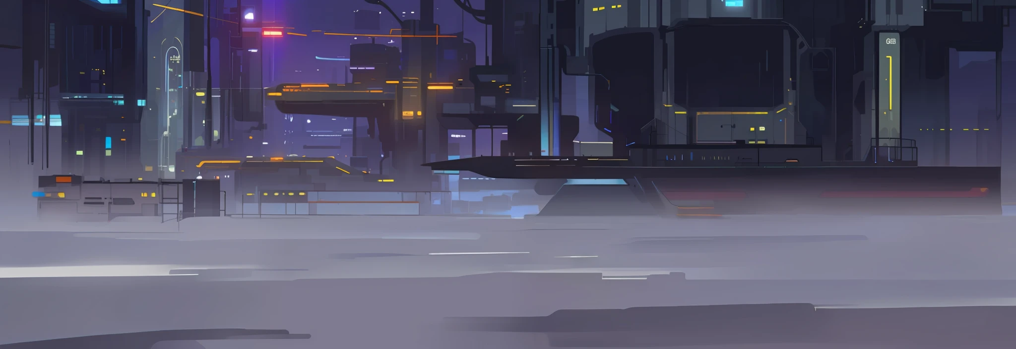 Future town, sci-fi, steam, HD best quality
