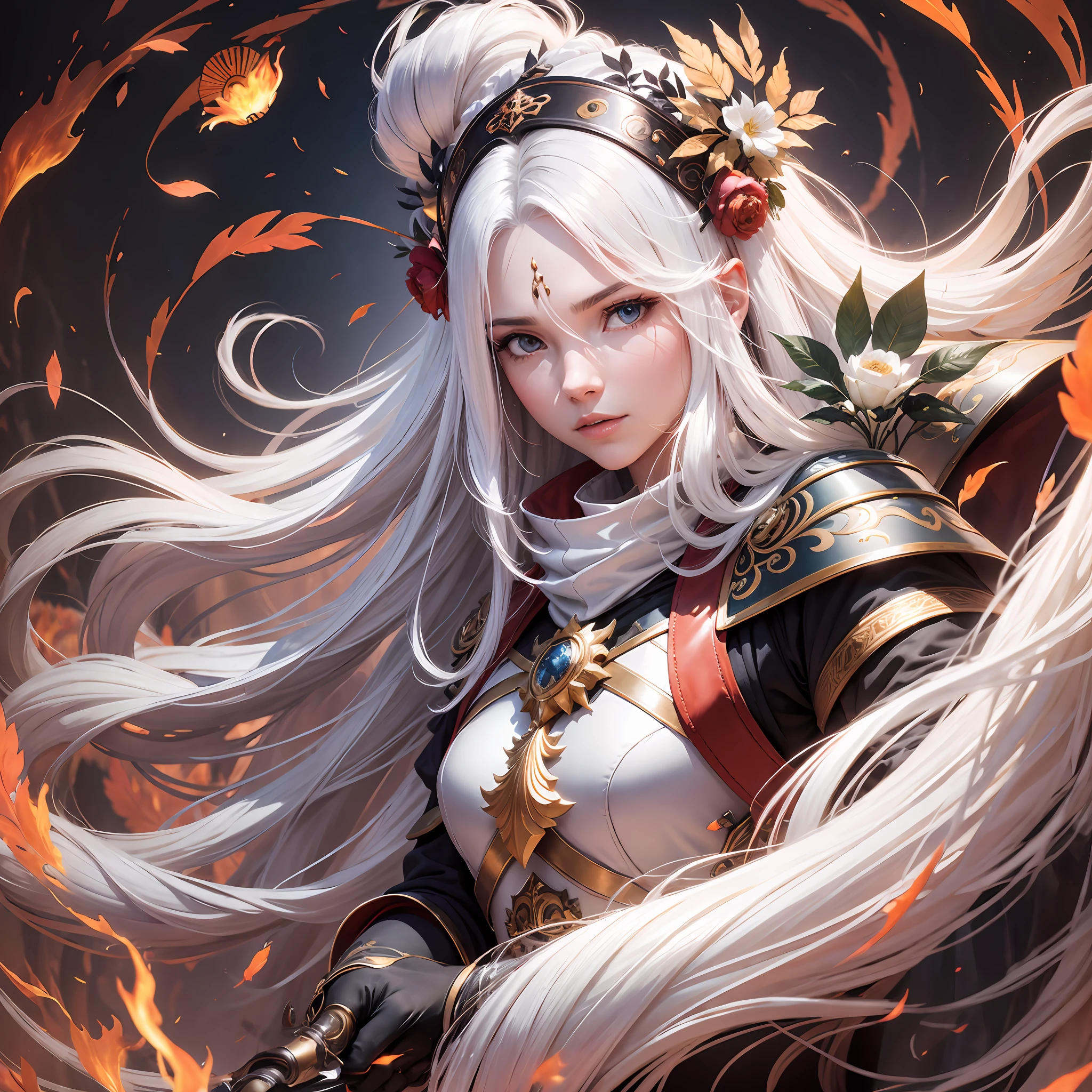 Translucent flowing flame