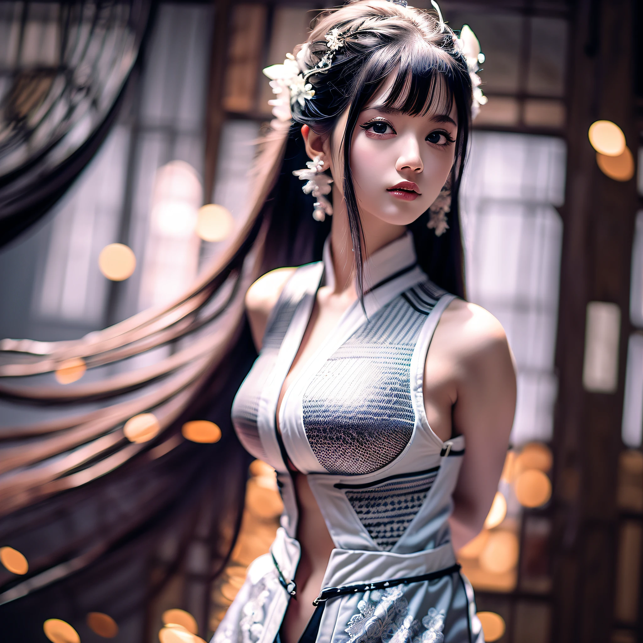 A Chinese girl, 18 years old, white-collar, tight suit, short skirt, professional wear, full body shot, detailed eyes, detailed facial features, (fashion hairstyle: 1.1) dynamic pose, simple background, double eyelids, (original photo: 1.2), ((realistic: 1.4)) best quality, masterpiece, illustration, extremely delicate beauty, extremely detailed, 8k wallpaper, amazing, fine details, masterpiece, best quality, official art, extremely detailed CG Unity 8k wallpaper, , super detailed, High resolution, extremely detailed, beautiful detailed girl, extremely detailed eyes and face, beautiful detailed eyes, movie lighting, --auto --s2