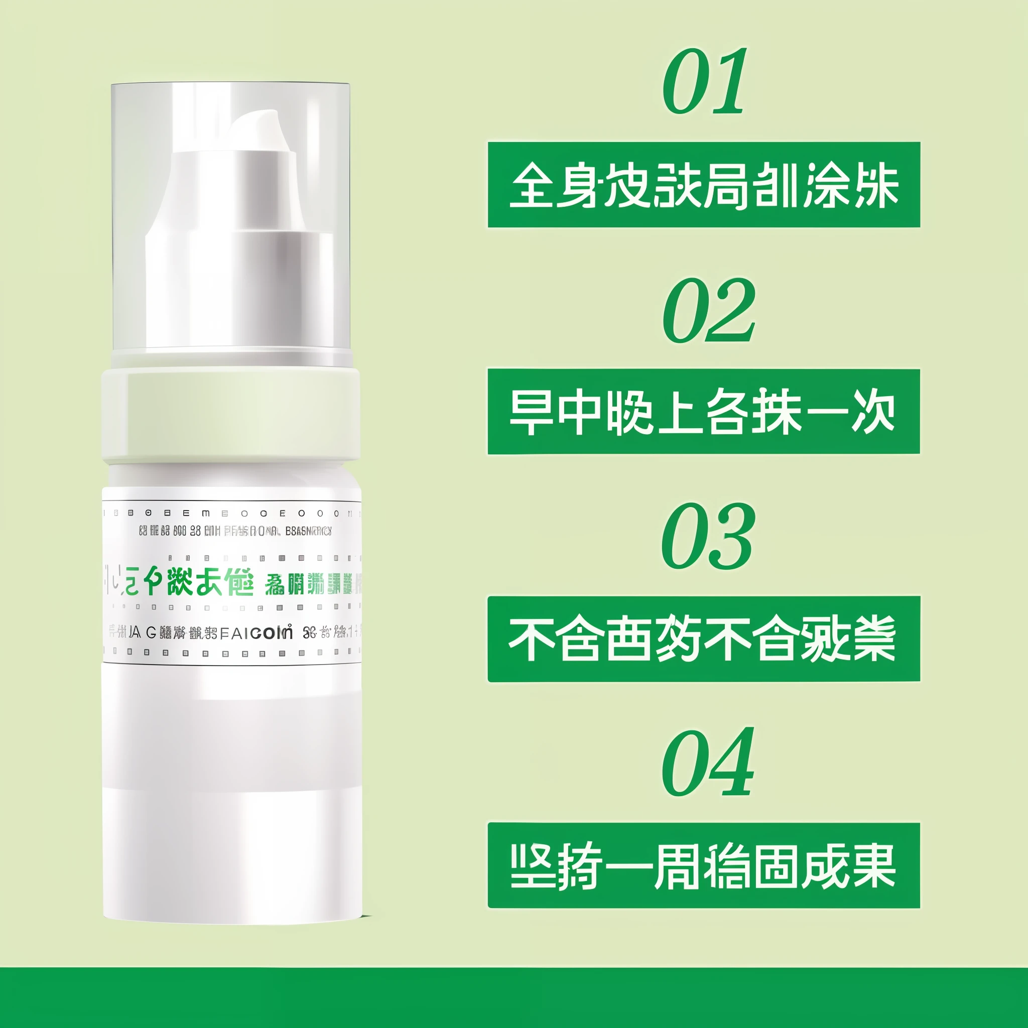Images highlight the product and efficacy