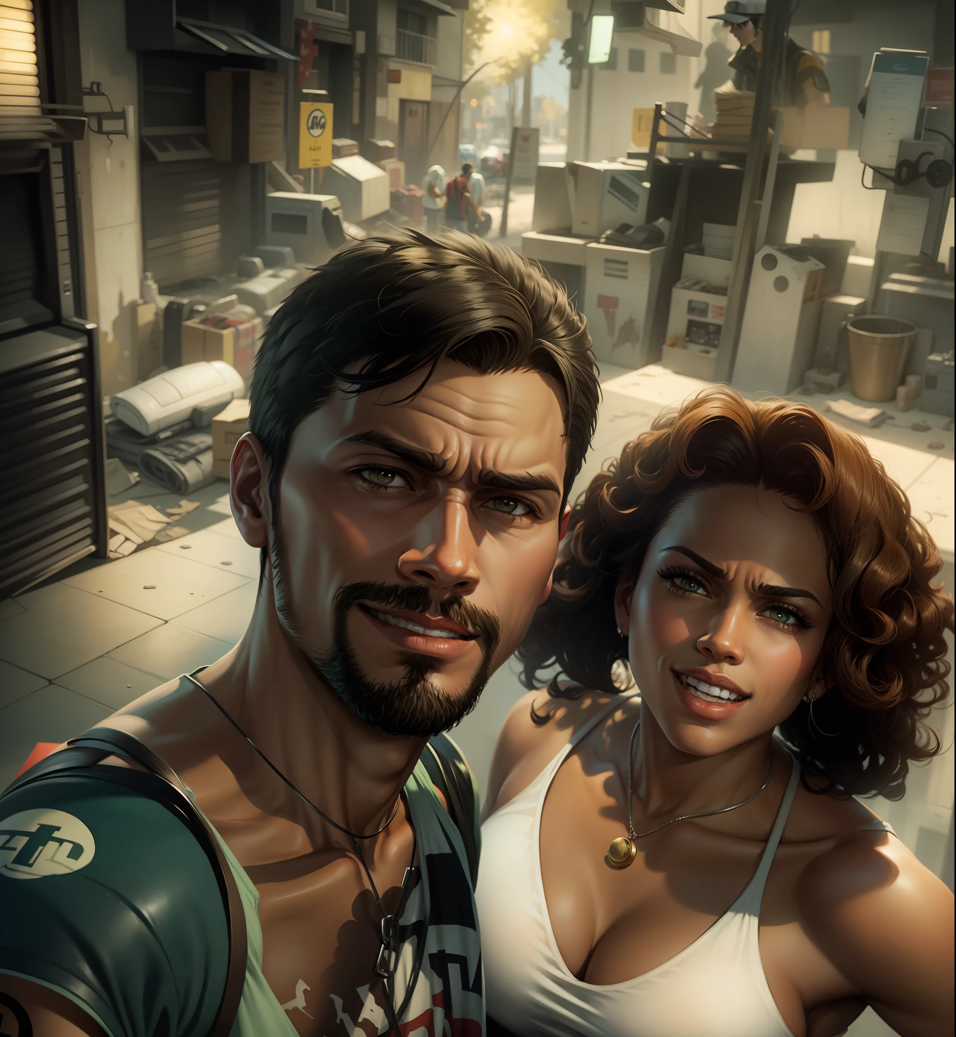 couple of man and woman style GTA San Andreas
