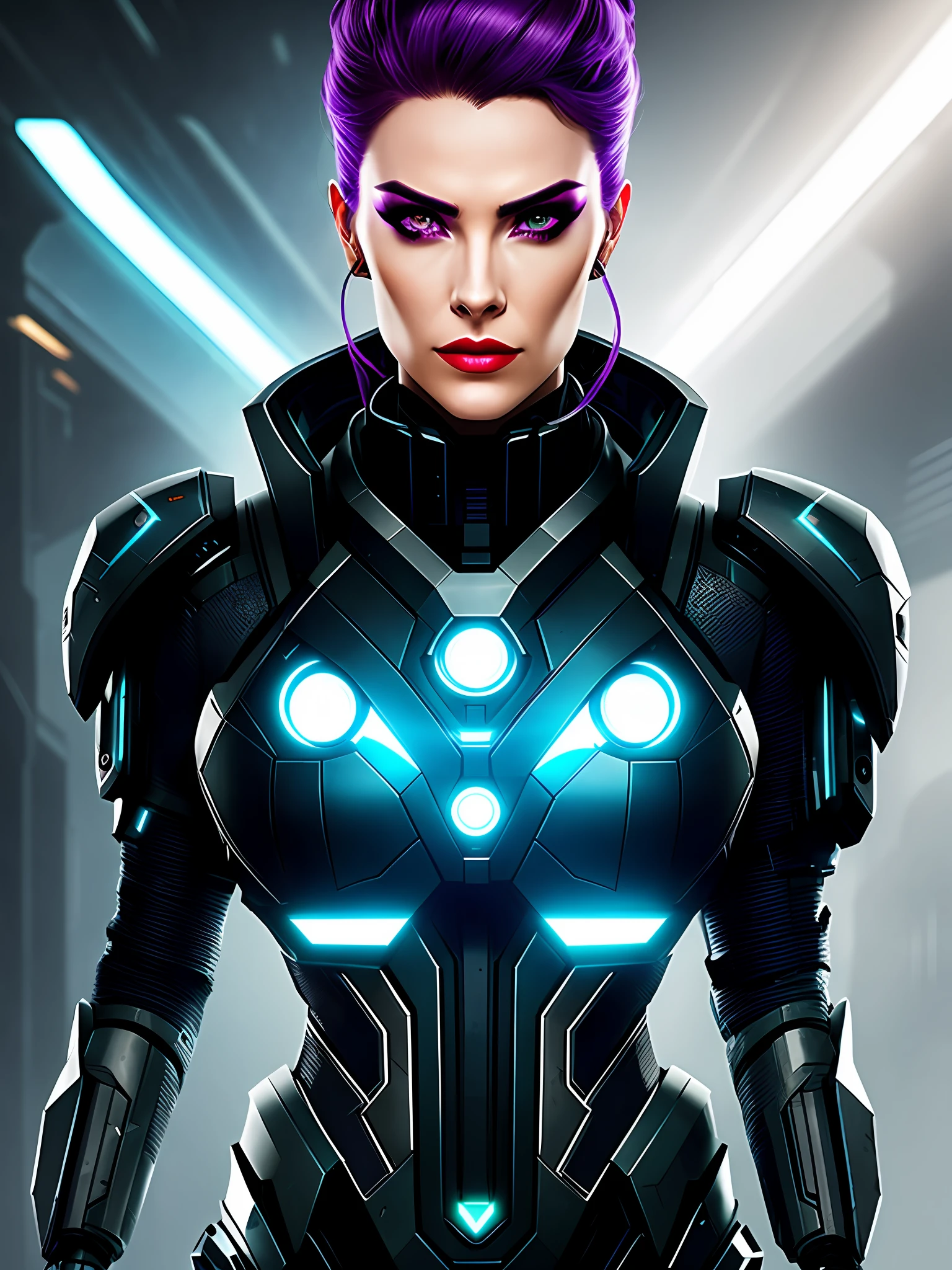 Echo: A charismatic information broker, Echo is a master of manipulation and deception. With her cybernetic ocular implants, she sees what others miss, making her an invaluable asset in the underworld's power games.