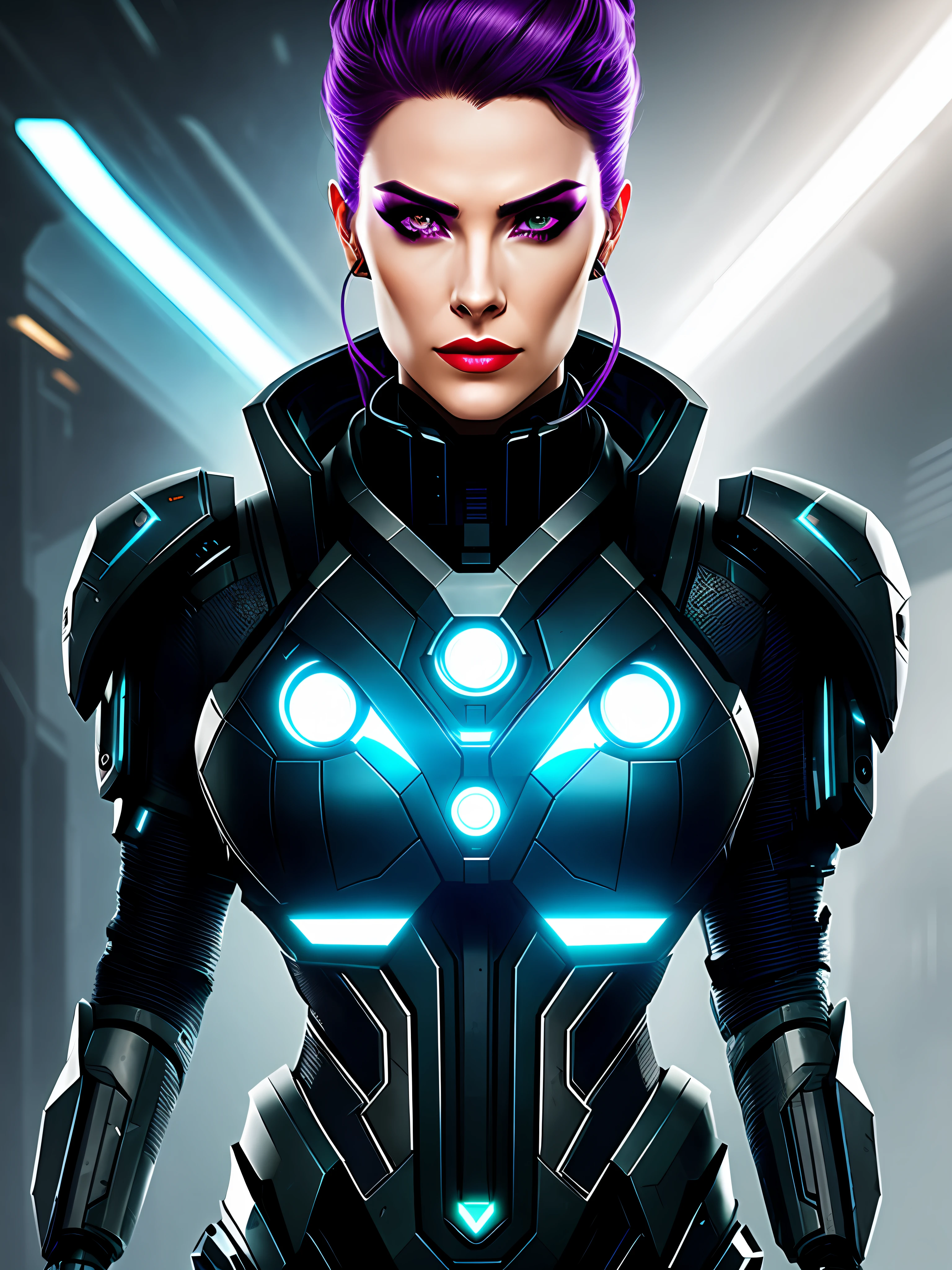 Echo: A charismatic information broker, Echo is a master of manipulation and deception. With her cybernetic ocular implants, she sees what others miss, making her an invaluable asset in the underworld's power games.