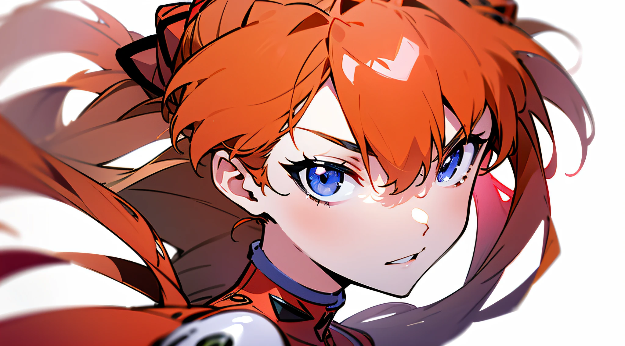 Asuka, close-up, 8K, best quality, white background