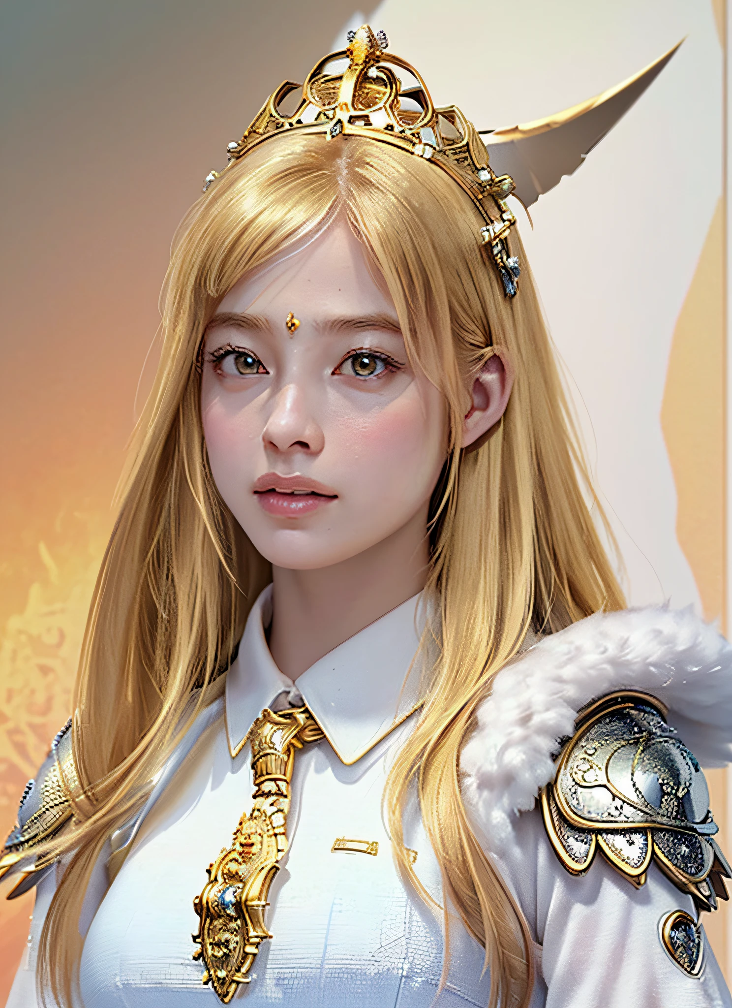 Ultra detailed complex 3d rendering of face, huge breasts, long hair, viewer view, pants, parted lips, (shiny skin),realistic sensual gravure idol, (realistic, portrait), intricate detail, beautiful porcelain profile face ultra detailed complex 3d render, (warrior queen armor, fur-lined cape, jeweled crown: 2.2), big, big, ( (Micro bikini) sexy swimsuit, (surreal), (illustration), (high resolution), (8K), (very detailed), (beautiful detailed eyes), (best quality), (ultra detailed), intricate detail jewelry (detailed women's armor: 2.3), (ornate gold armor: 1.3), 1 girl, solo, long hair, wind, gorgeous face, top quality, masterpiece, maximum detail, diffused lighting, (blonde: 1.3), Valhalla Valkyrie, mechanical arm, beauty, facial muscles