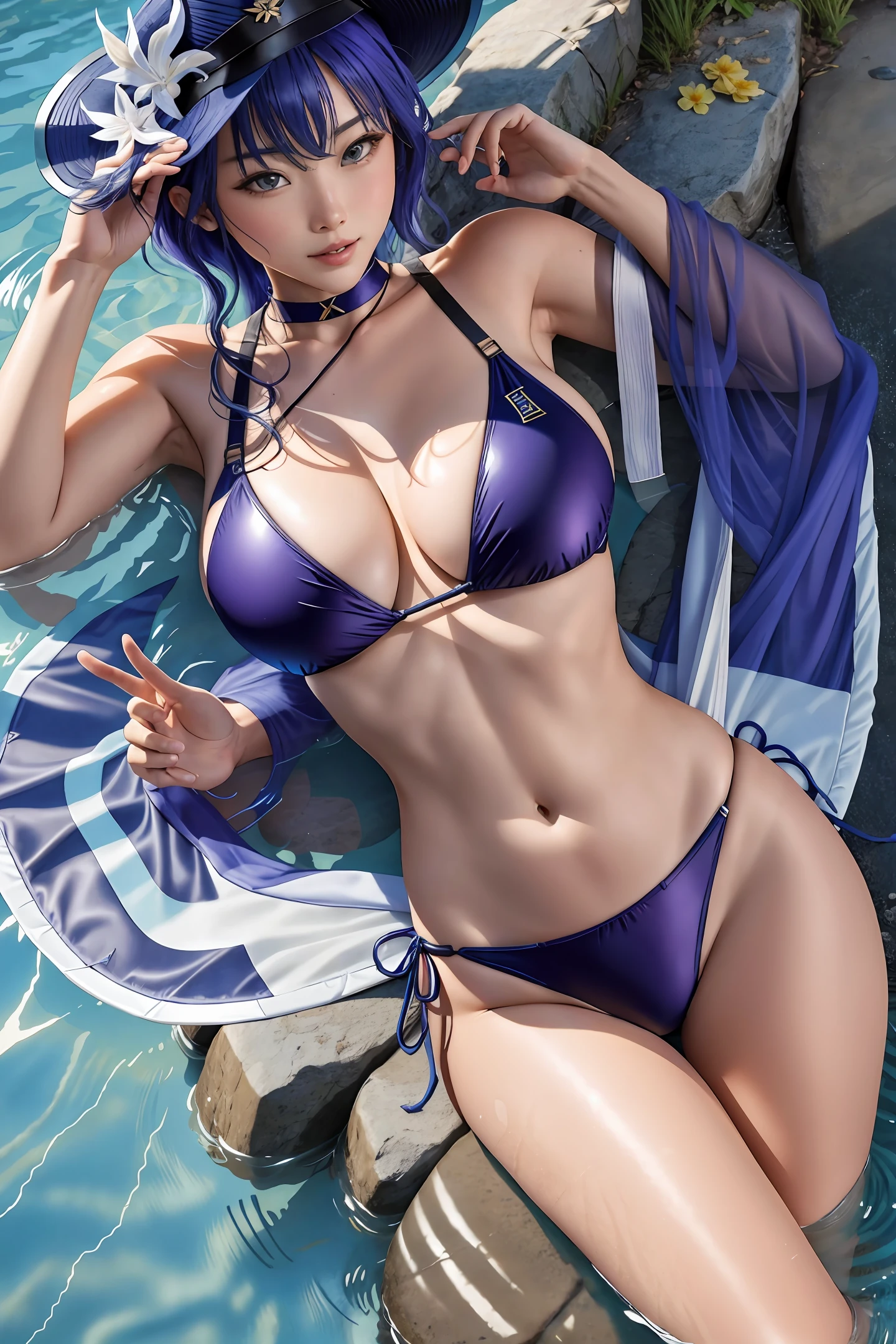 Raiden General, swimsuit