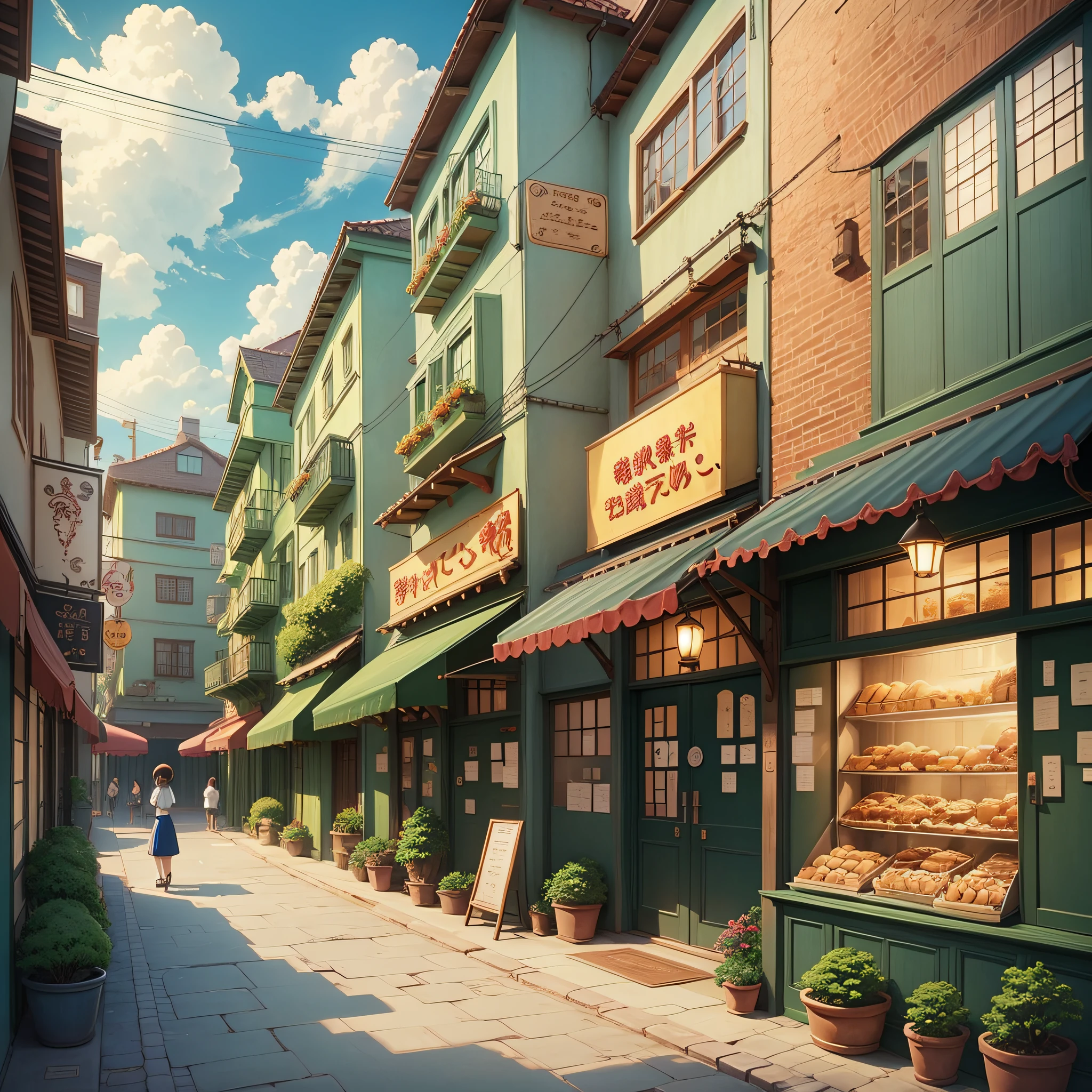 Create a Ghibli Studio bakery --auto --s2