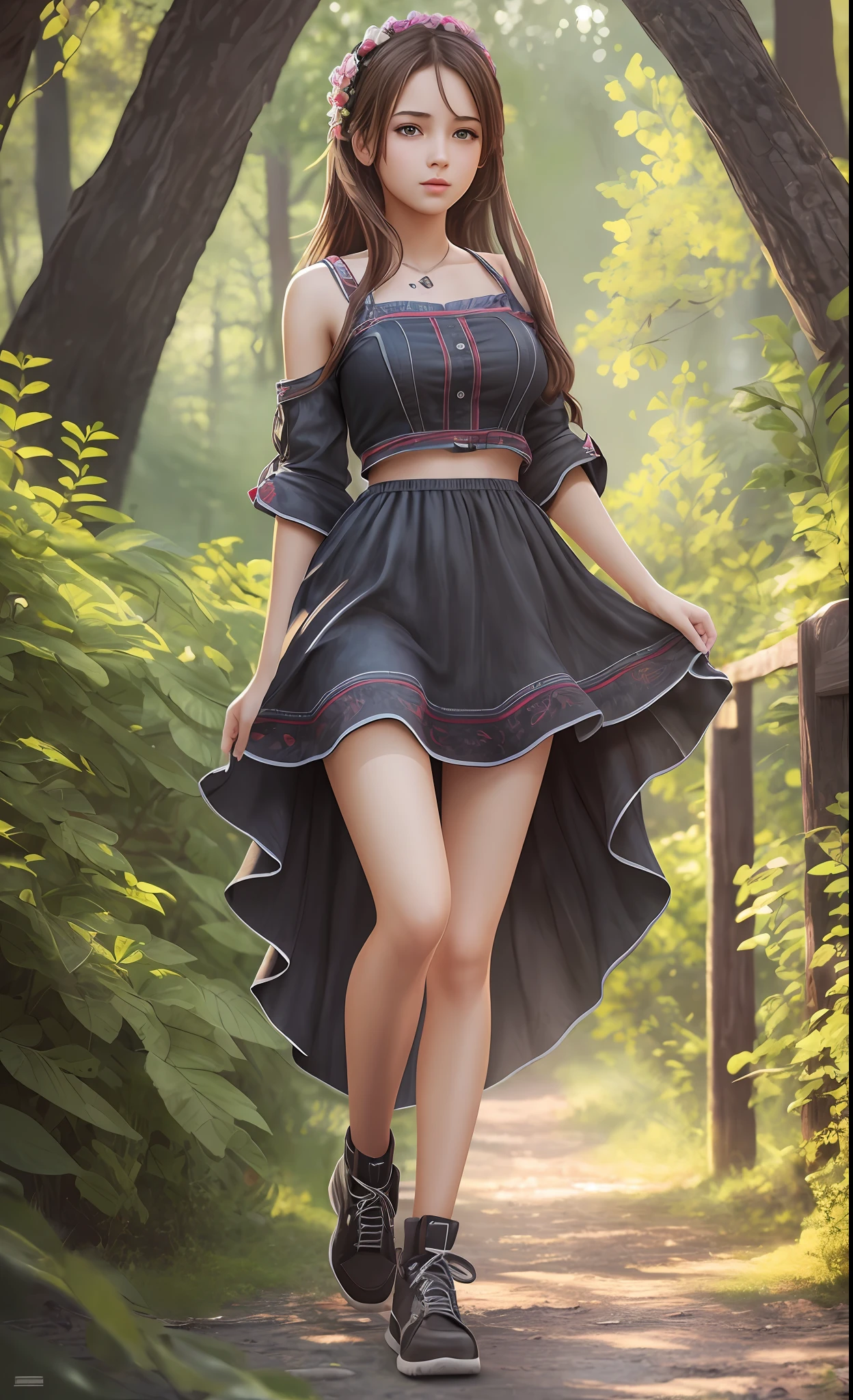 best quality, ultra high res, (photorealistic:1.4), 1girl, masterpiece, outdoors, full body, --auto --s2