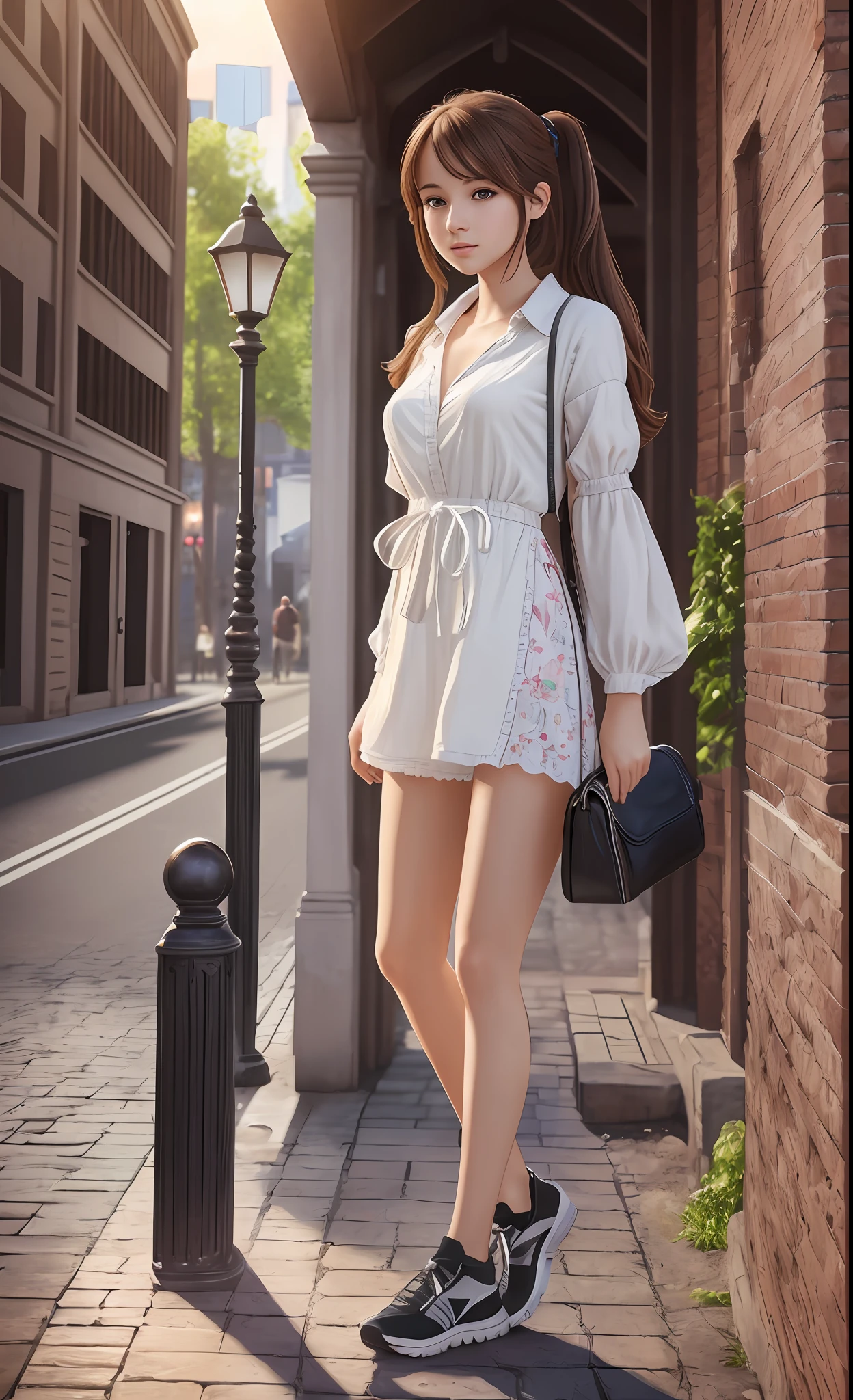 best quality, ultra high res, (photorealistic:1.4), 1girl, masterpiece, outdoors, full body, --auto --s2