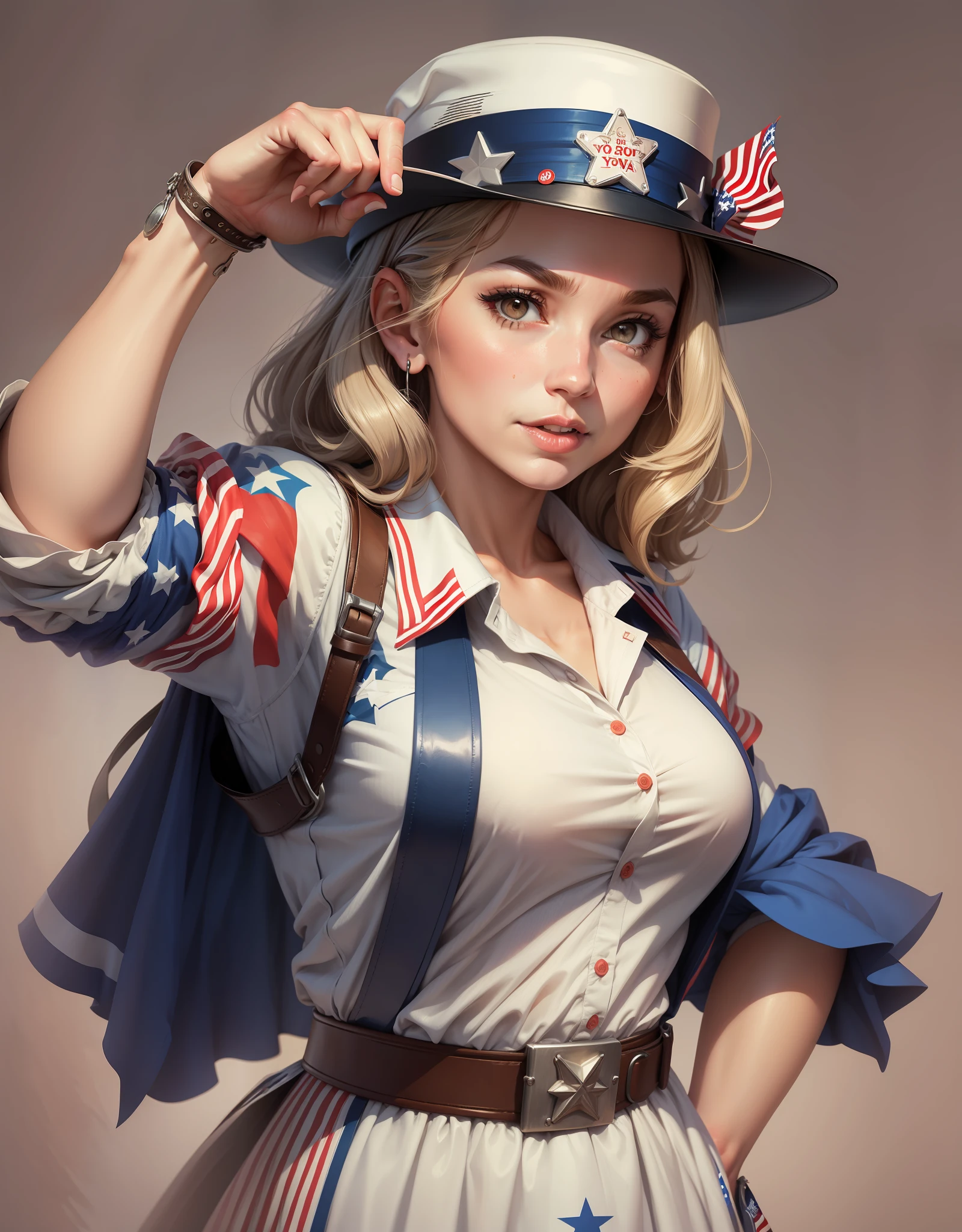 Female uncle sam