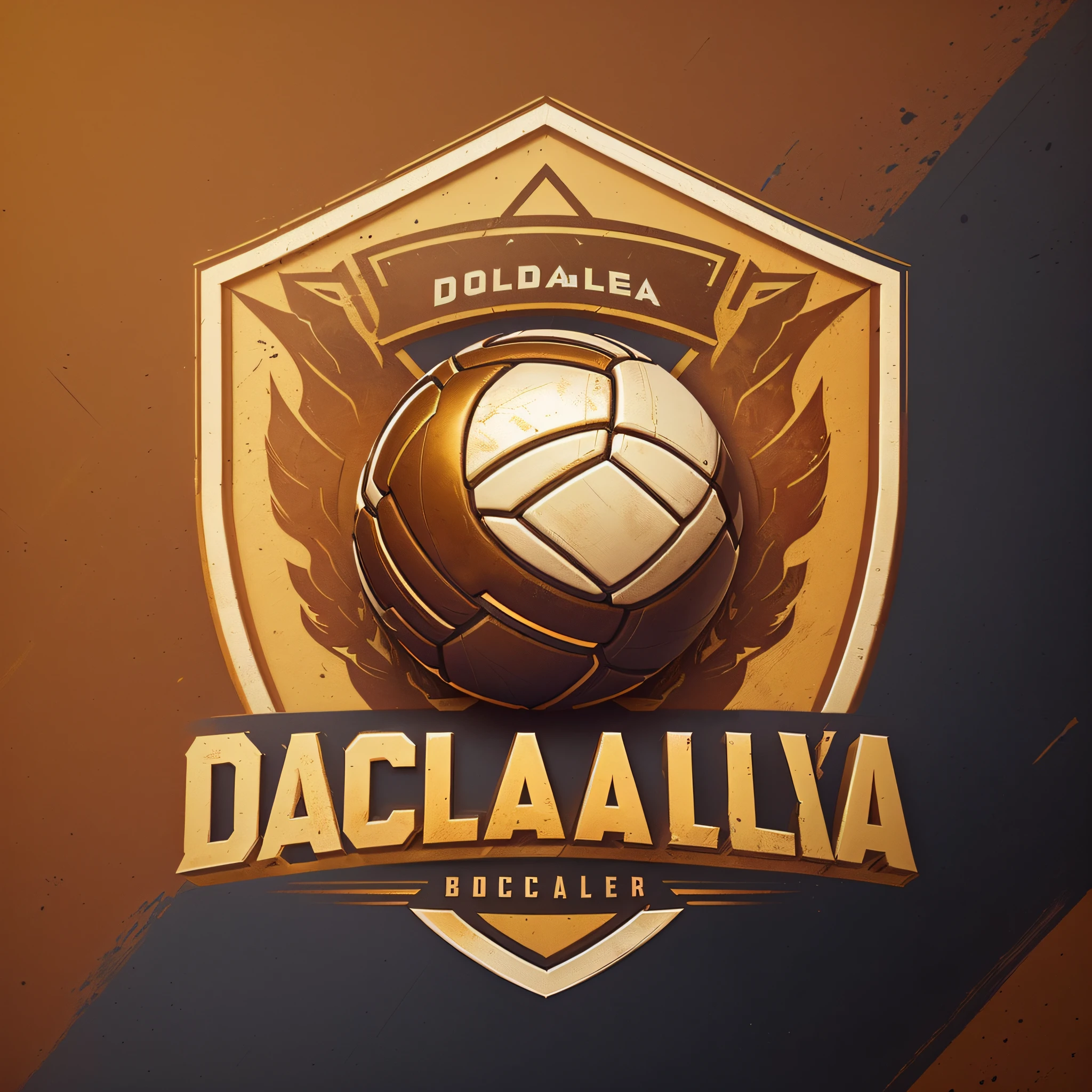 a close up of a logo with a volleyball ball on it, esports logo, 3 d logo, danila tkachenko, logo art, kda, logo concept design, by Galen Dara, inspired by Thomas Dalziel, detailed digital artwork, logo vector art, ultra detail. digital painting, inspired by Balázs Diószegi, sports logo --auto --s2