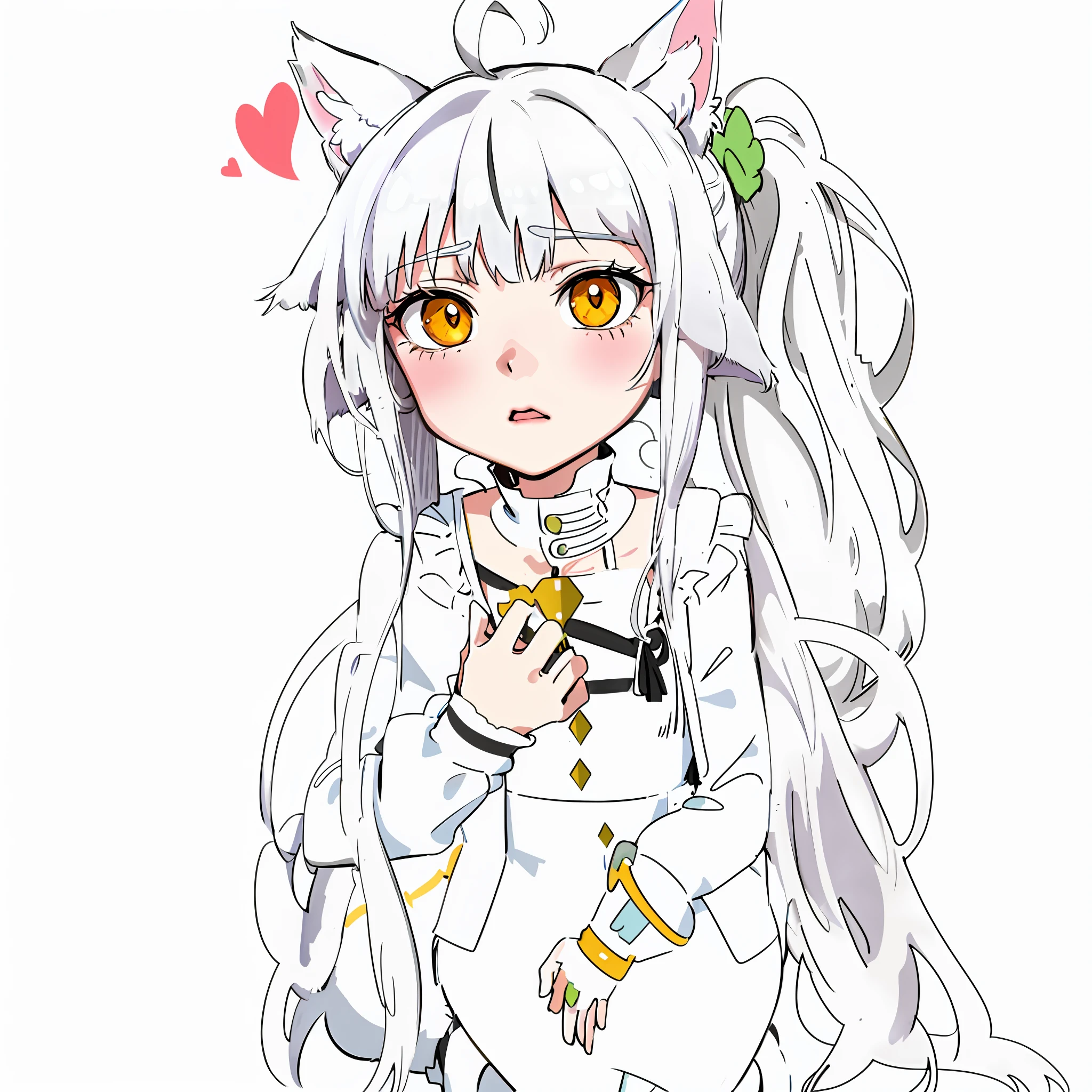 anime girl with long white hair and cat ears sitting in a window, anime girl with cat ears, cute anime catgirl, from arknights, beautiful anime catgirl, nyaruko-san, holo is a wolf girl, very beautiful anime cat girl, by Shitao, anime catgirl, white - haired fox, girl with cat ears, anime cat