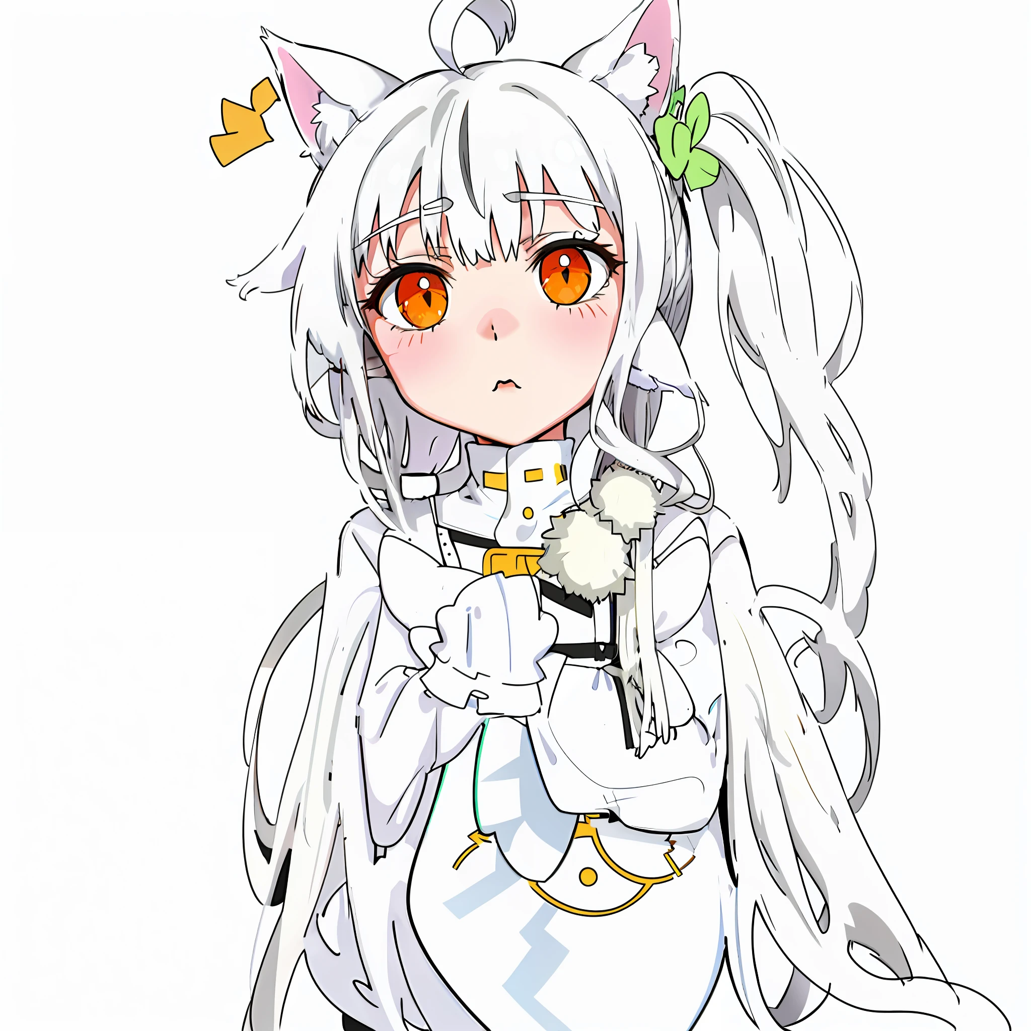 anime girl with long white hair and cat ears sitting in a window, anime girl with cat ears, cute anime catgirl, from arknights, beautiful anime catgirl, nyaruko-san, holo is a wolf girl, very beautiful anime cat girl, by Shitao, anime catgirl, white - haired fox, girl with cat ears, anime cat