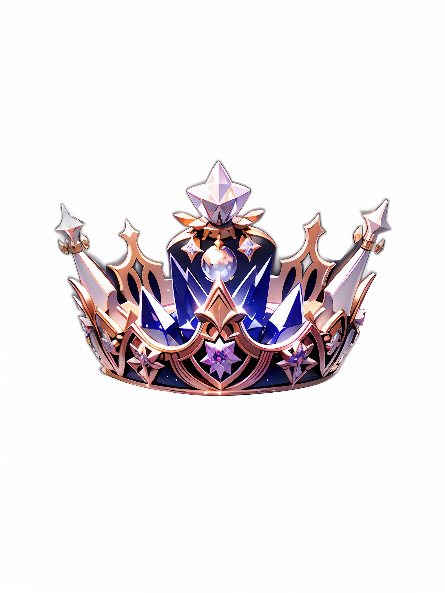 8k, (crown close-up), positive perspective!! , with a gold + diamond crown on a white background, diamond wings!! ,((((Game Crown)))),((Gold + Diamond Crown)),((Left and Right Symmetrical Crown)),((Streamlined Crown)))),(Slender Crown))),Gorgeous, Colorful, Complex Diamonds, Ultra Realistic Fantasy Crown, Crystal Crown, White Laser Crown, Crystal Corolla, Floating Crown, (Ray Tracing), (Clean Background)), Crown, Flower Corolla, Crown, Giant Diamond Crown, Diamond Headgear, Amazing Flower Corolla, Diamond Crown --auto --s2