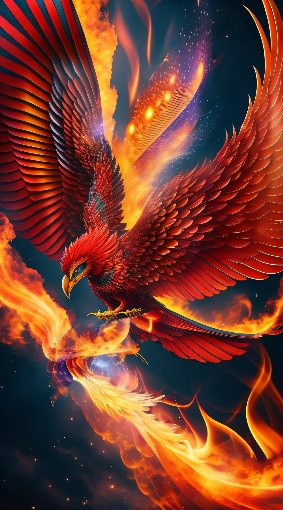 Fire, particle light, particle effects