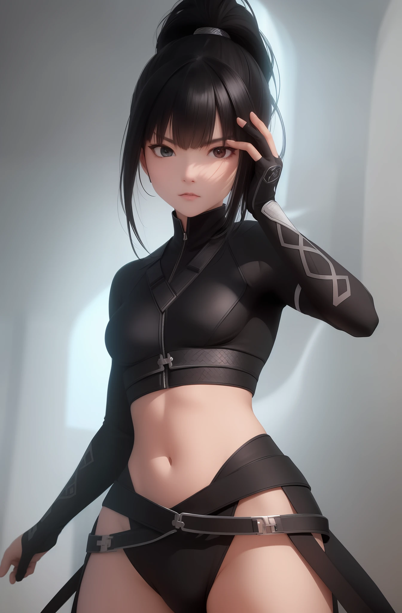 A black ninja