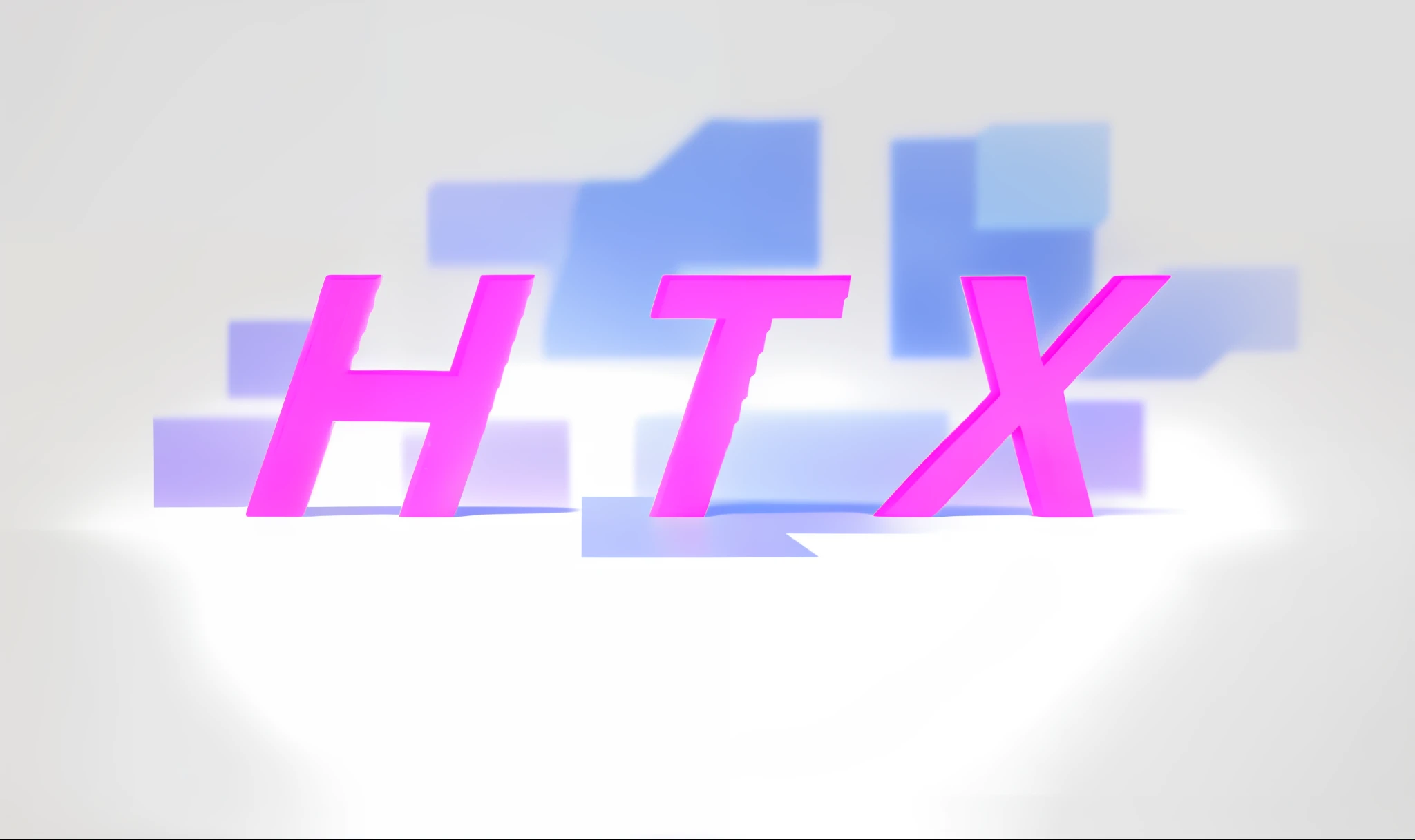 Close-up of the HTX logo on a white background, generate a cool special effect based on the letters of this HTX as the logo of an effective team