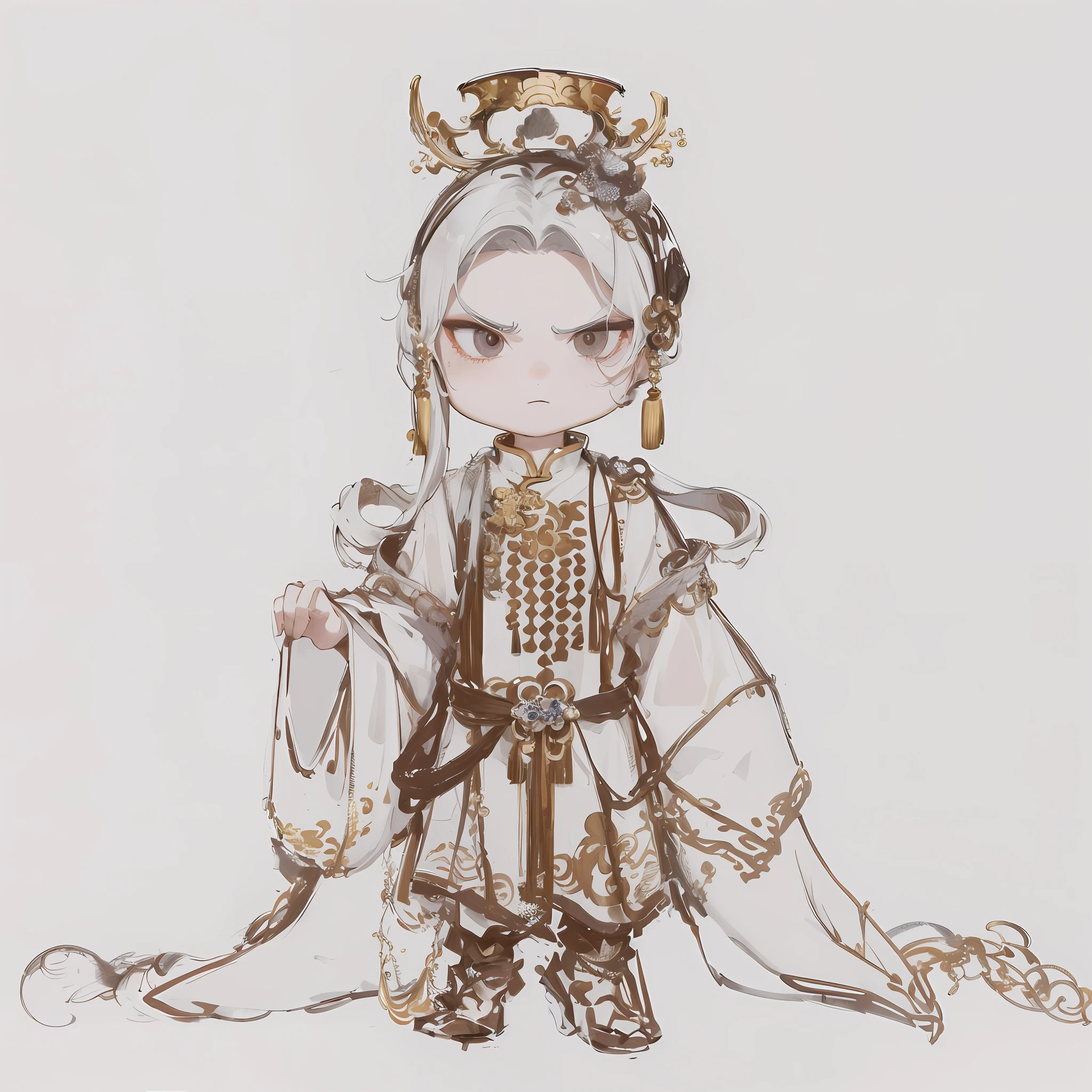 Masterpiece: Superb Night Full Moon 1 Man Chinese Style Chinese Ancient Black Hair Black Eyes Split Ends Long Hair Long Bangs Handsome Masculine Serious Gentle Tall and Calm Black Gold Blend, Gold Texture, Dragon Pattern, Prince, Court, Fine Painted Feet, Chinese Style Boots,