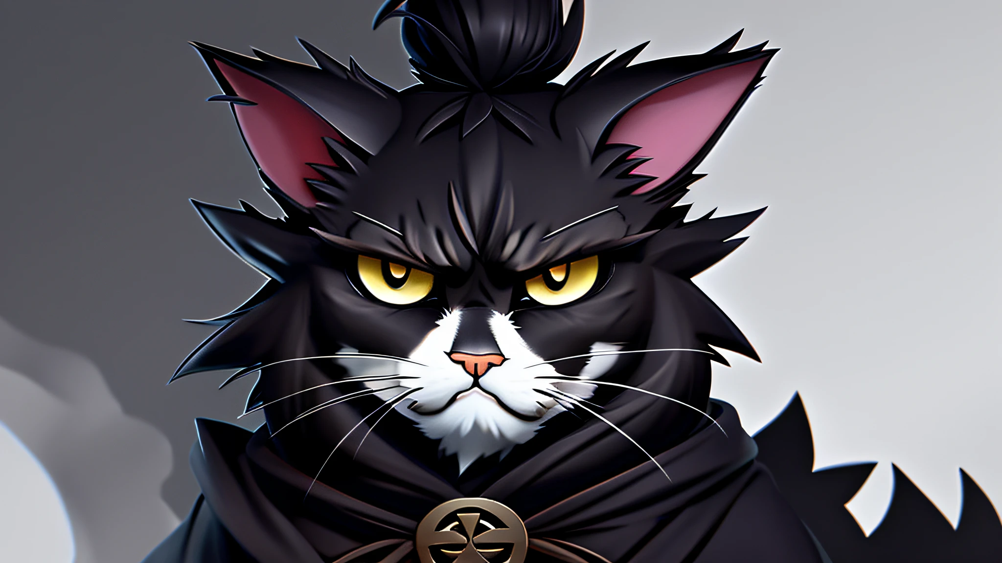 drawing of a cat with a sad face and a sad expression, intense line art, angry cat, cat head, cat face, anime cat, scowling, grumpy, with pointy ears, sad cat, cynical face, an angry expression, highly detailed angry anime face, drawn with photoshop, angry look, angry looking, frowning expression, looking angry