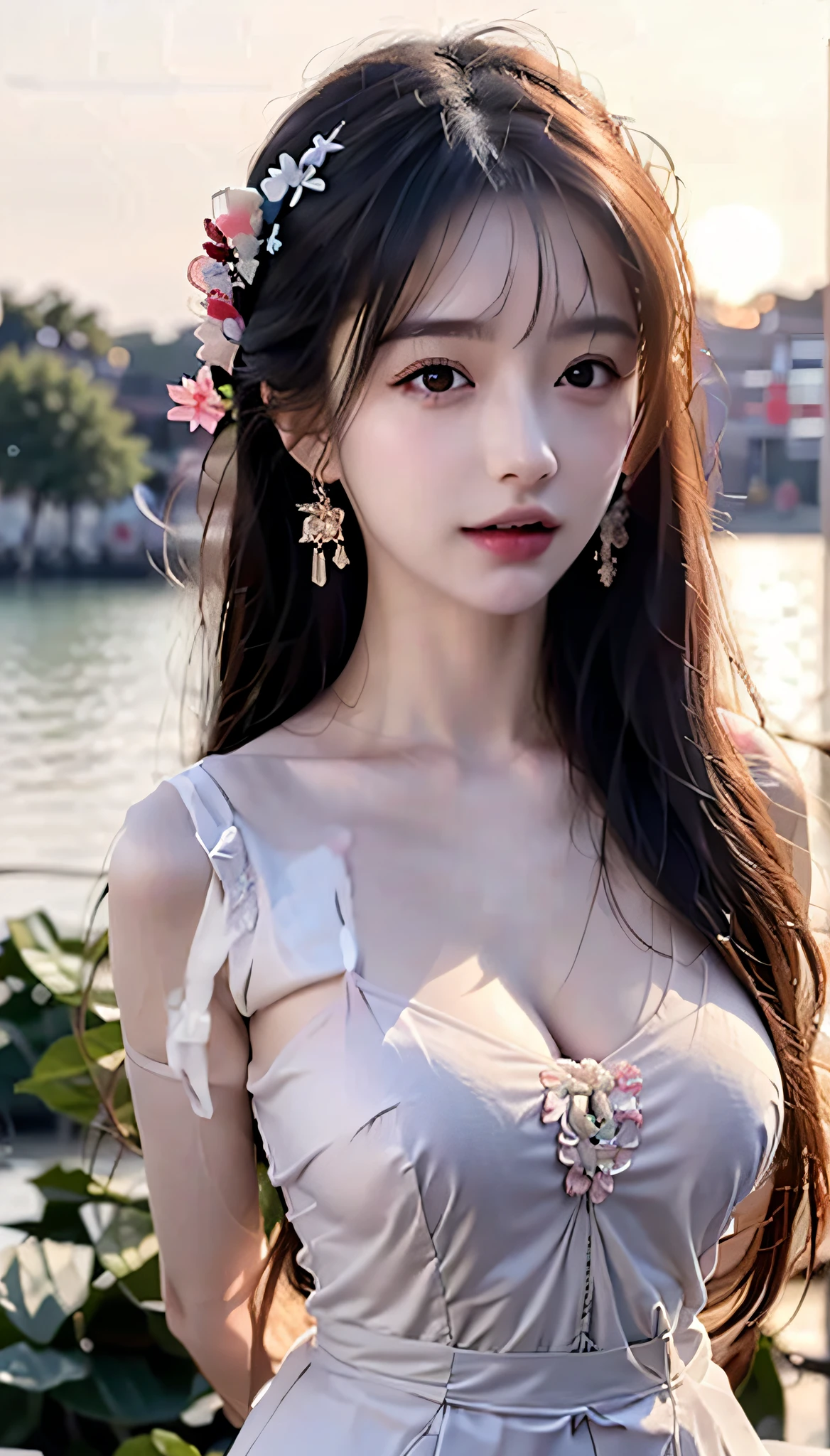 masterpiece, best quality, (realistic, photo-realistic:1.37), 8k, an extremely delicate and beautiful, amazing, finely detail, official art, absurdres, incredibly absurdres, huge filesize, ultra-detailed, extremely detailed, beautiful detailed girl, 1girl, (perfect female figure), full body, middle breasts,
