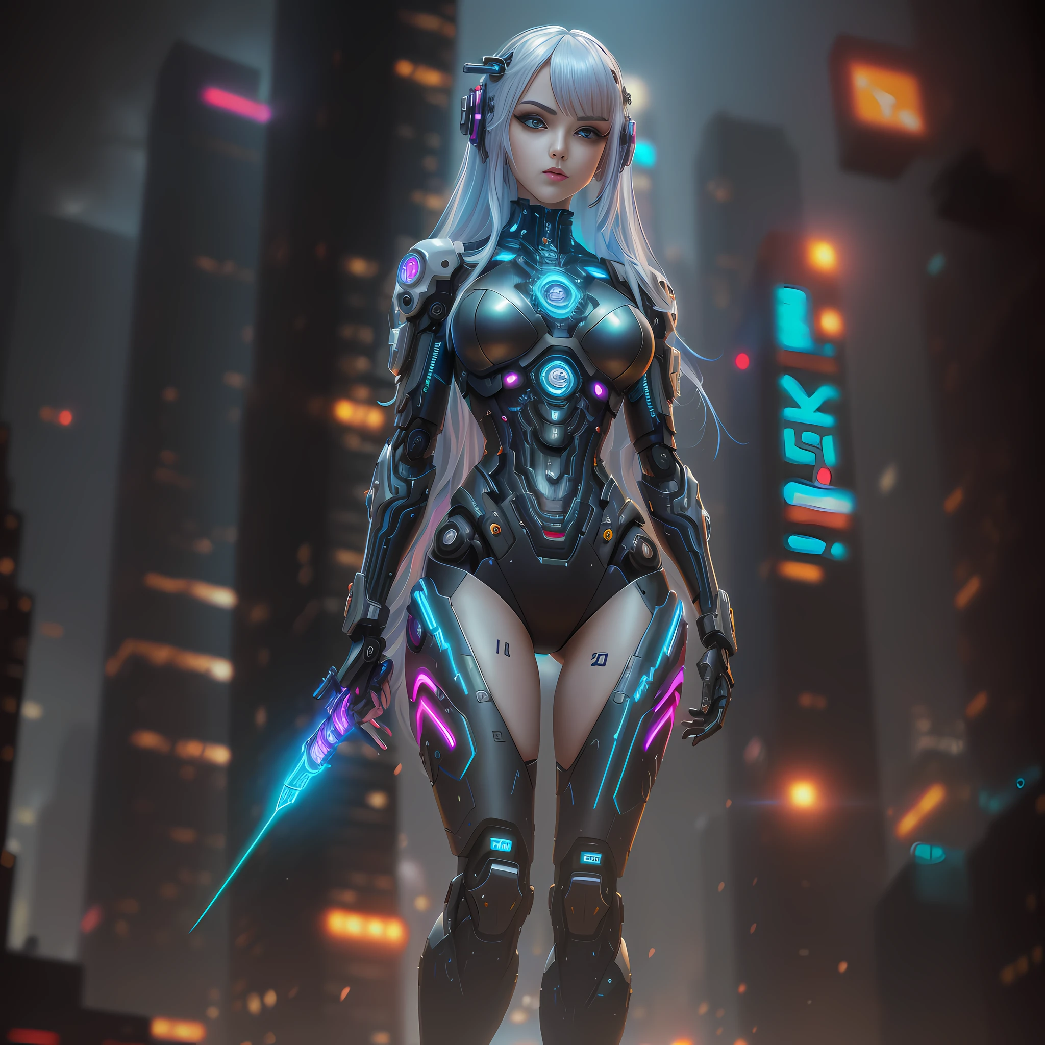 futuristic woman with light dagger in futuristic city, digital cyberpunk anime art, cyberpunk anime girl mecha, female cyberpunk anime girl, digital cyberpunk - anime art, cyberpunk anime girl, advanced digital cyberpunk art, anime cyberpunk art, cyberpunk theme art, mecha cyber armor girl, cyberpunk anime art, cyberpunk art style, cyberpunk 2 0 y. o model girl, cyberpunk beautiful girl