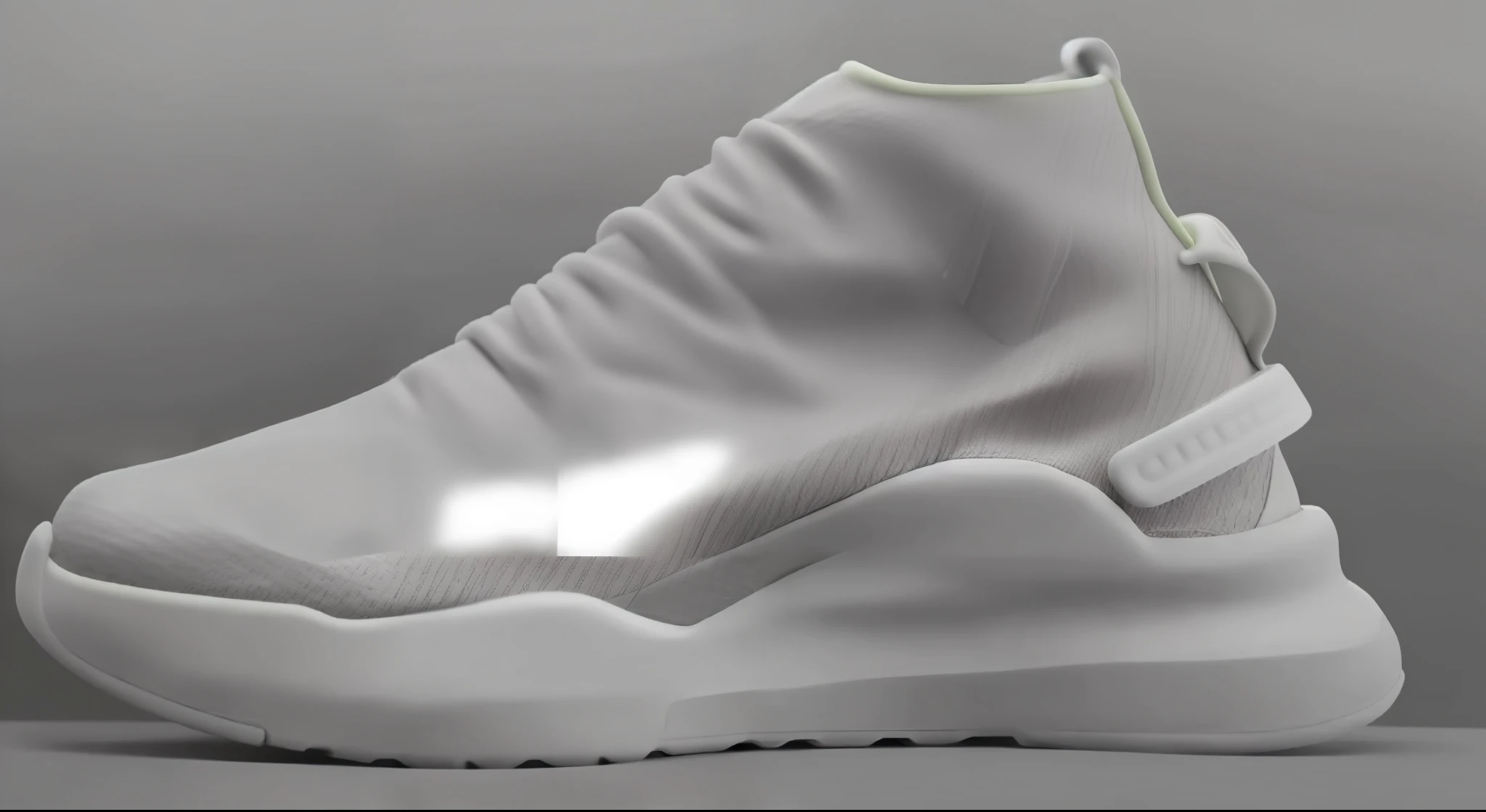 futuristic sneakers, inflatable future shoes, sneakers photos, focus only on sneakers, whole shoe in pictures, running shoes, sneaker design, some parts glow, six thrusters on back, sneaker shoes, ap, medium closeup, high quality rendering