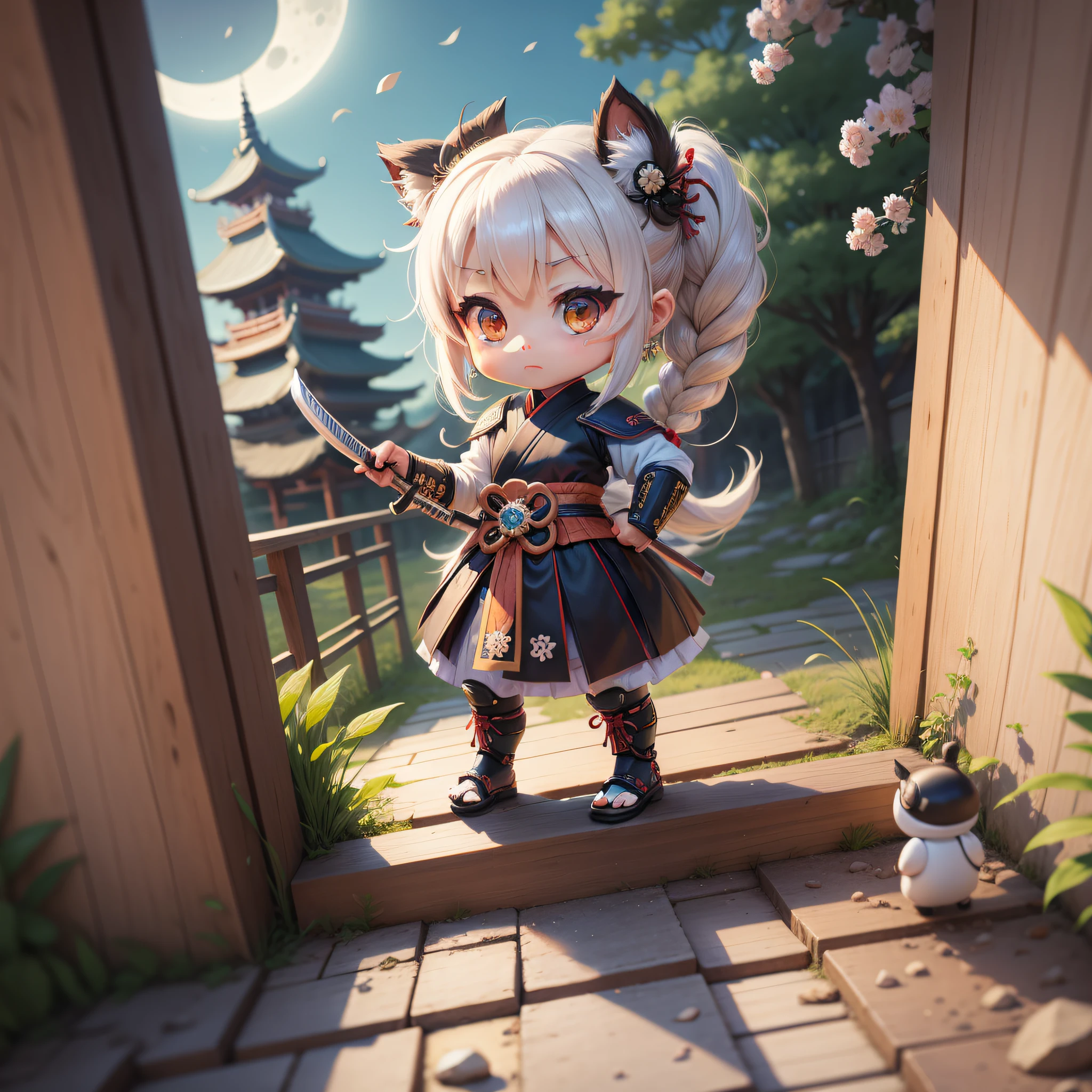 Chibi Style, Moon Samurai Chibi, Kaori