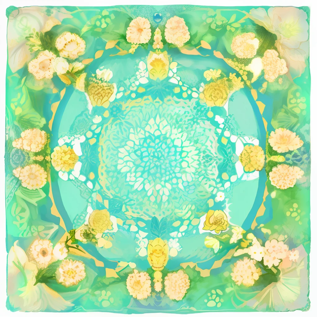 "Design a series of stitching patterns inspired by nature, such as flowers, animals, or landscapes."