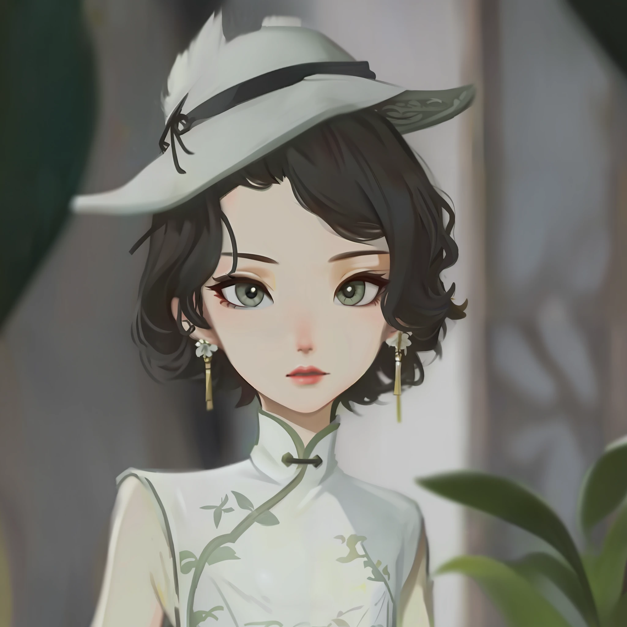 on cheongsam