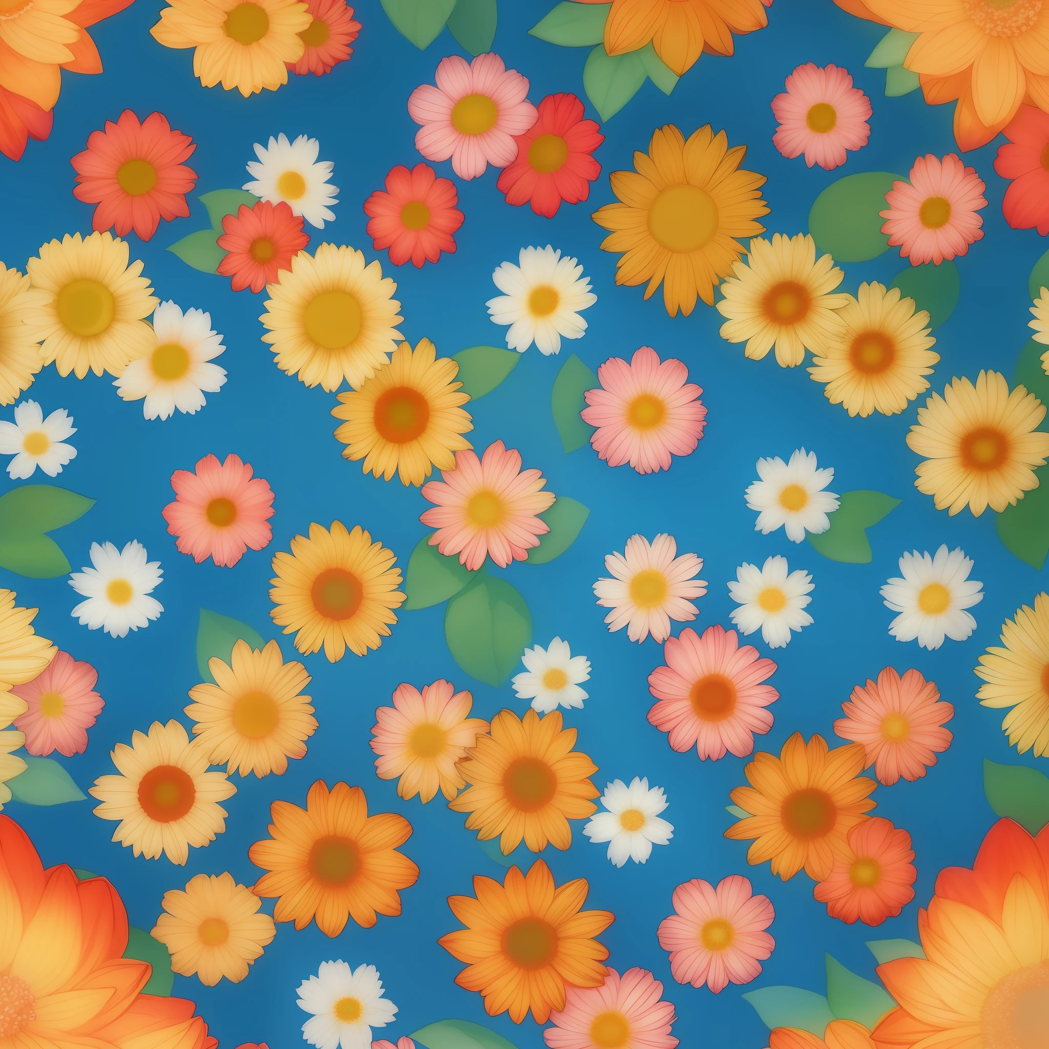 (seamless pattern: 1.4 + plate: 1.2, intentional (artificial) repeat), brand design, blooming flowers, bright shades, juicy colors, deep texture (texturing), elegance and style. Watercolor, watercolor, traditional materials, painted on cotton, wet on wet, smooth color transitions,