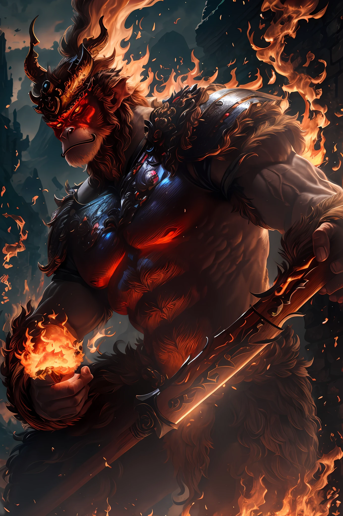 Monkey King, Hell, Golden Hoop Stick