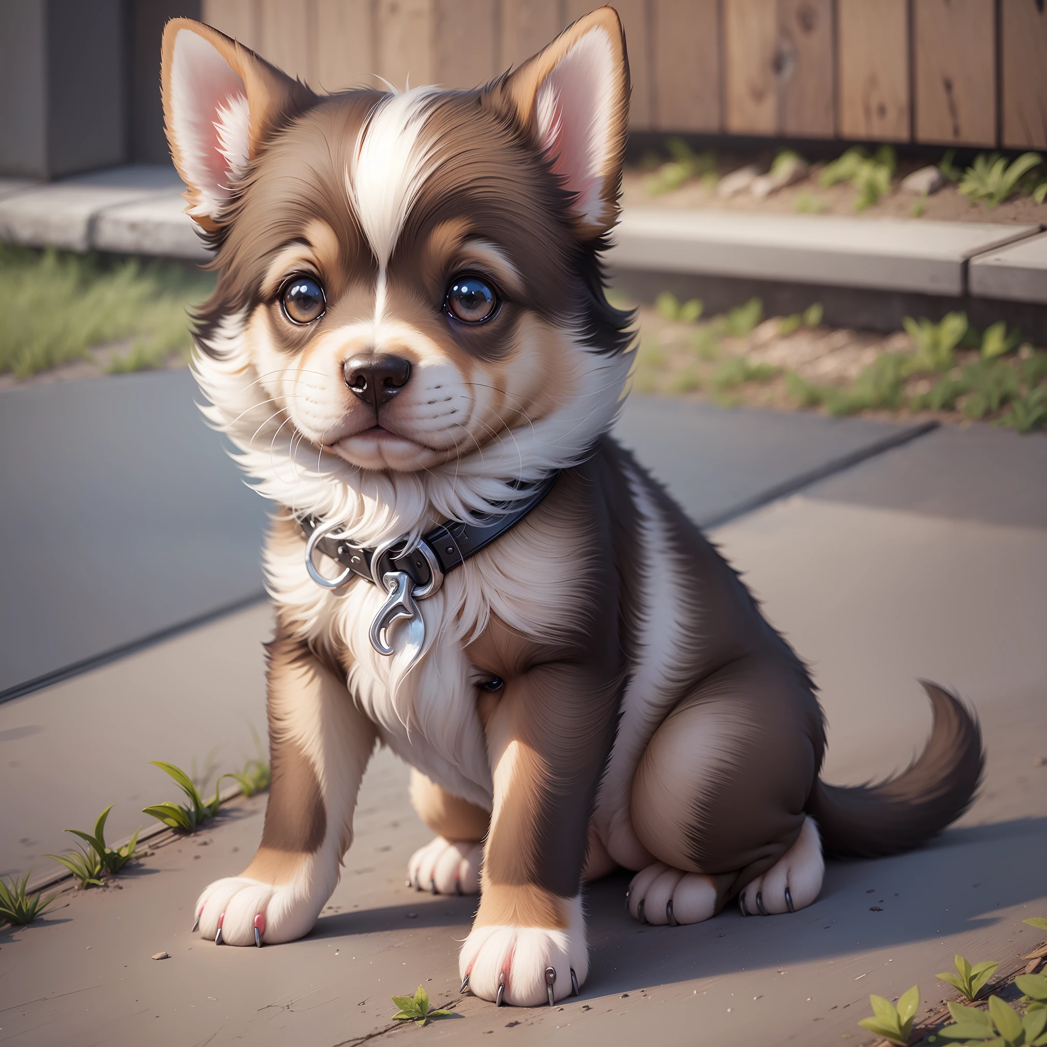a cute, cute, realistic, FHD puppy --auto --s2
