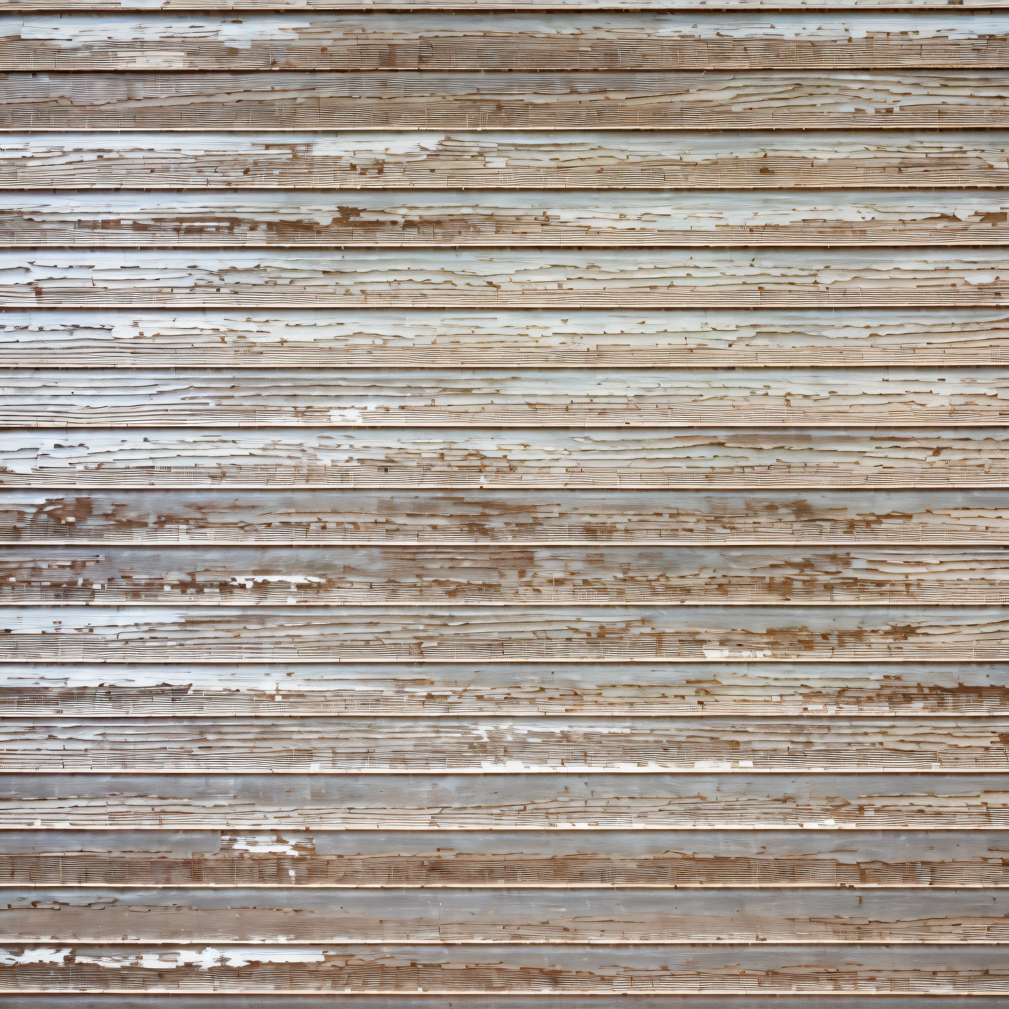 arafed wood siding with peeling paint and peeling paint, dull flaking paint, peeling paint, faded chipped paint, weathered, worn paint, chipped paint, cracked paint, shack close up, high resolution texture, paint texture, aged and weathered, subtle wear - and - tear, distressed paint, white plank siding, cracked and faded in places, decay texture
